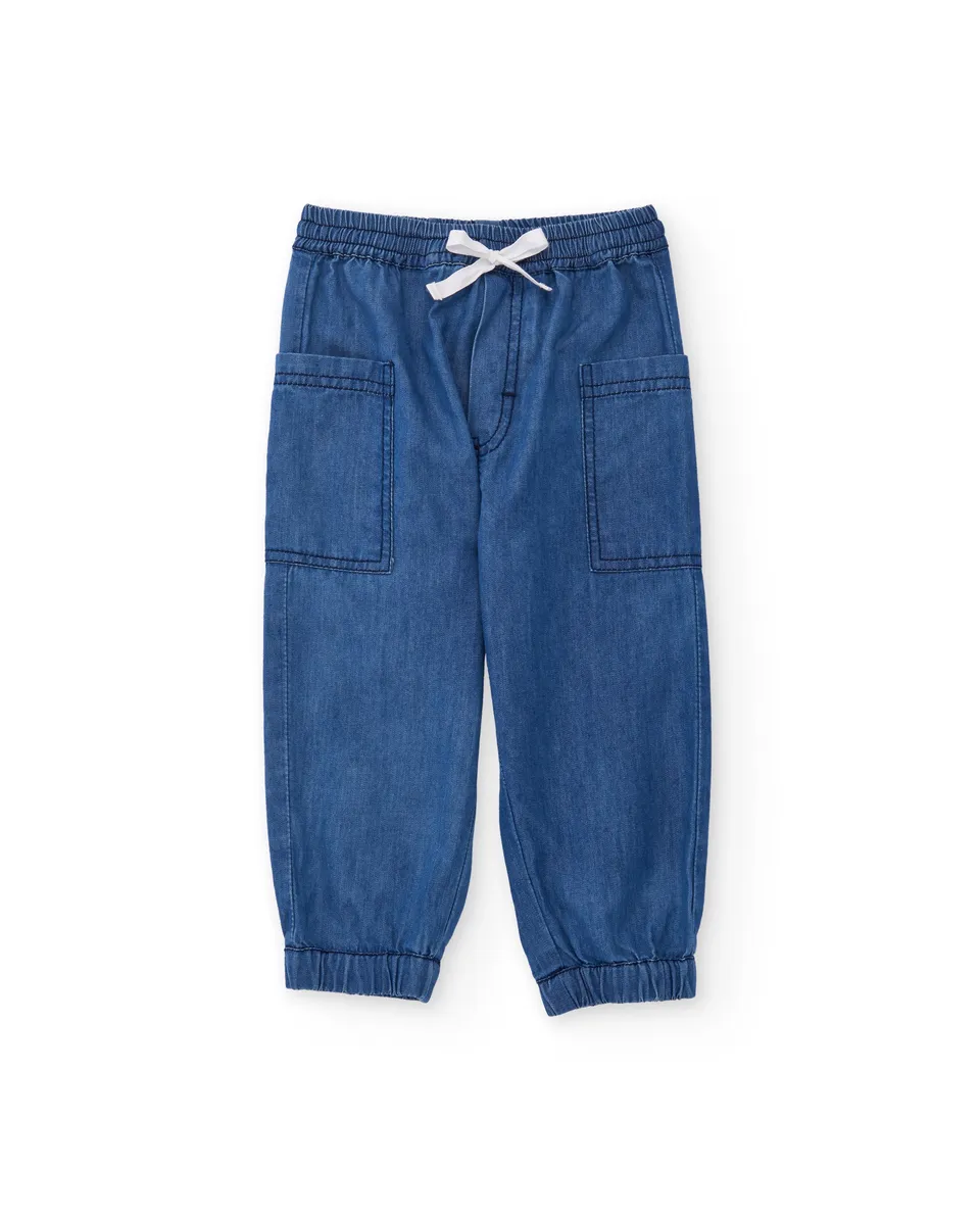 TucTuc Pantaloni Bambino Denim Jeans Cotone