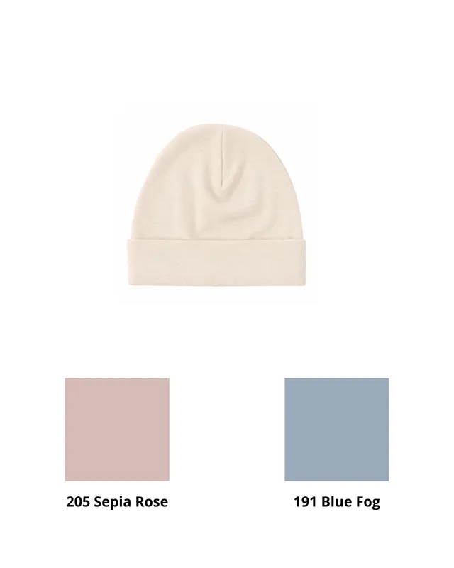 Woolly Organic Baby Hats Seamless Beanie cuffia lyocell lino