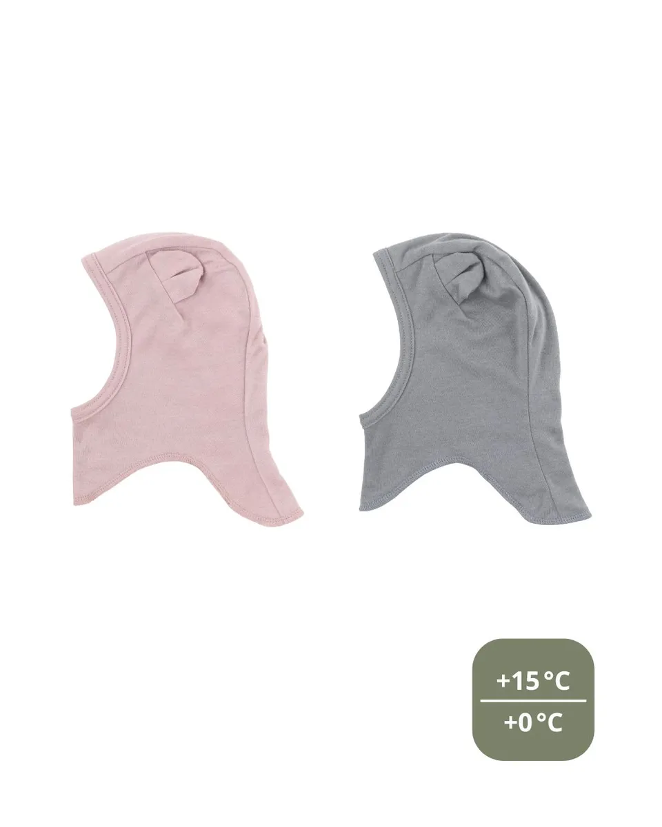 Woolly Organic Balaclava Teddy passamontagna lyocell lana neonato