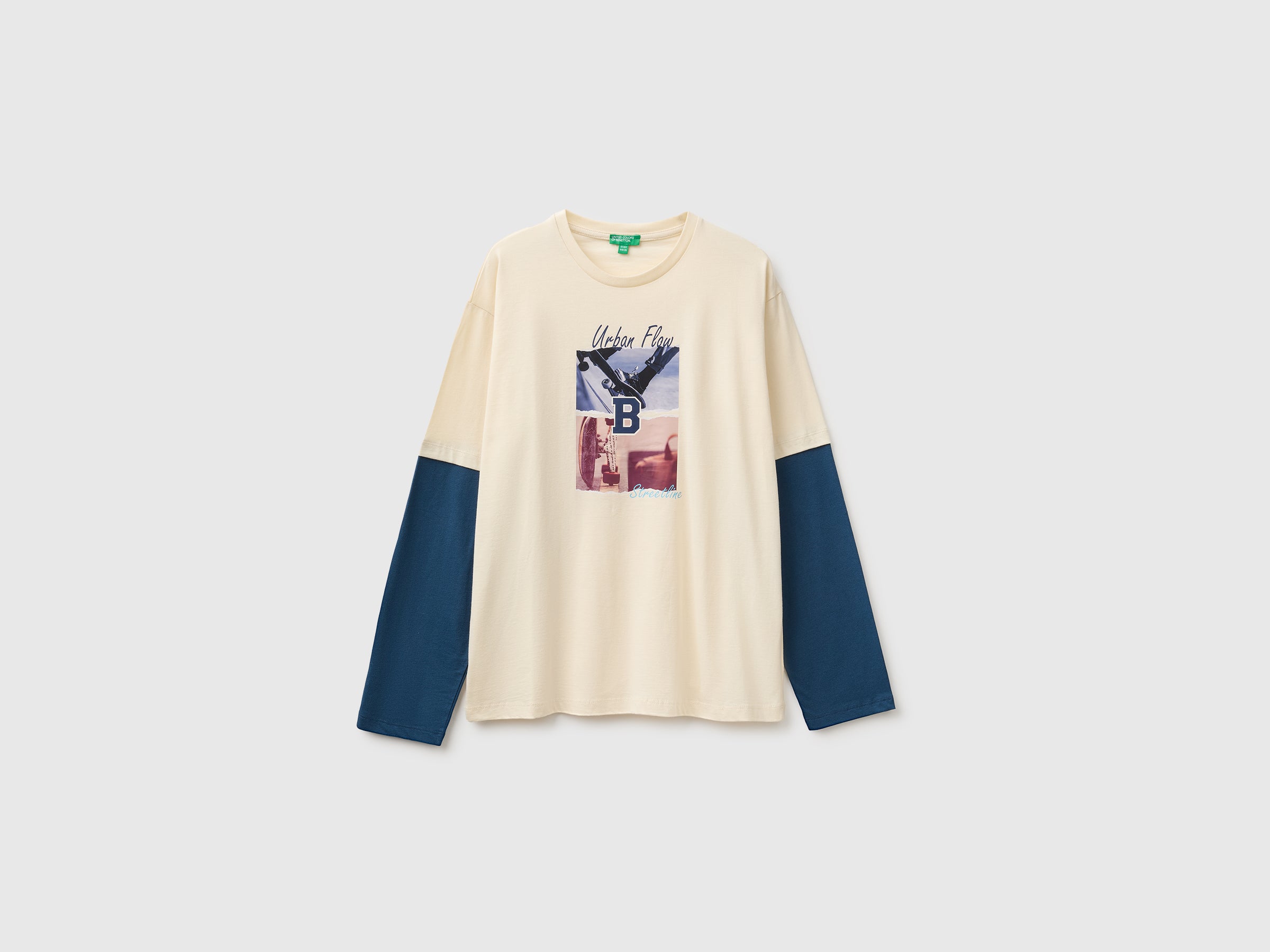 United Colors of Benetton Over-fit T-shirt maglietta cotone M