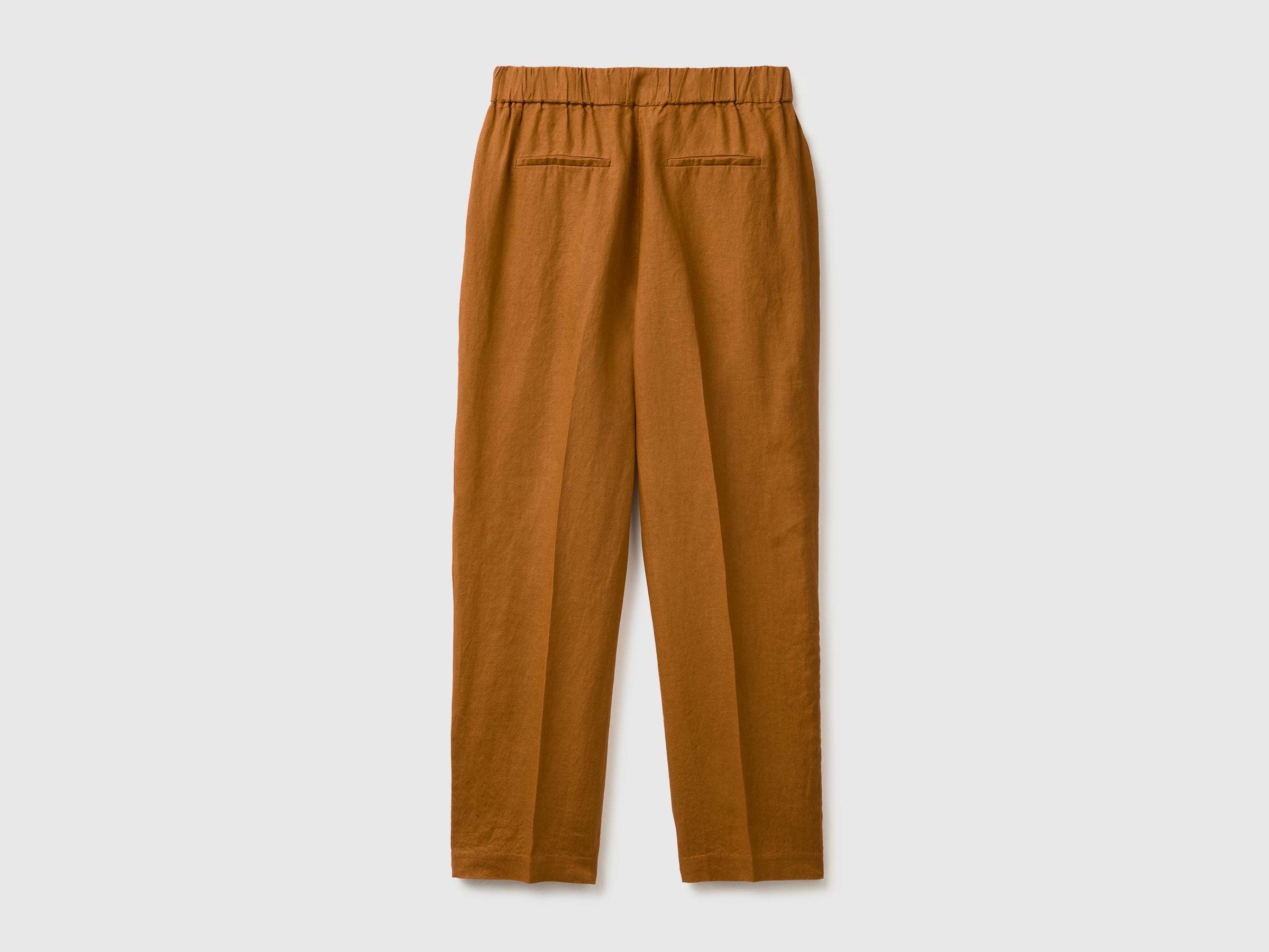 United Colors of Benetton pantaloni lino carrot