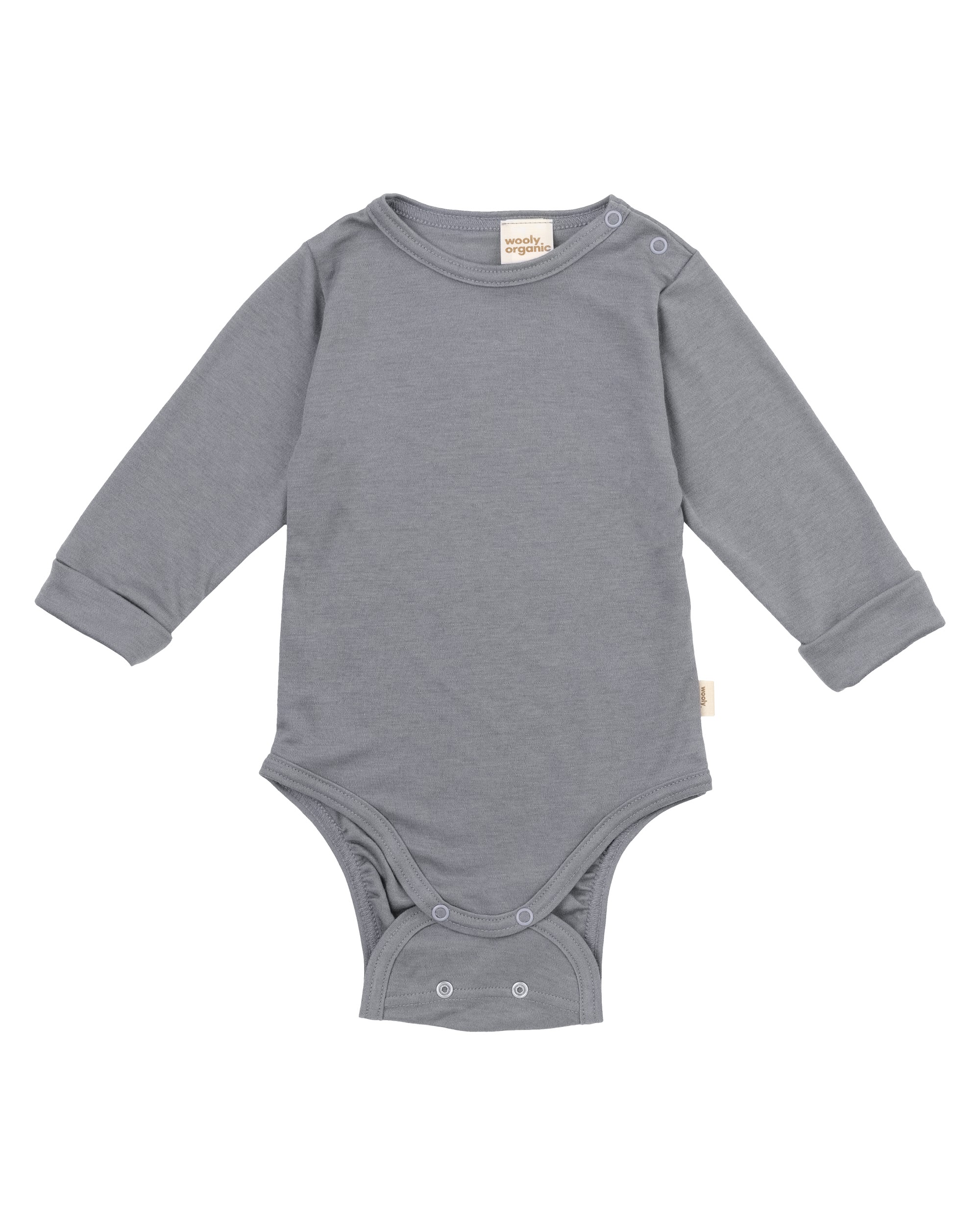 Woolly Organic Lyocell Wool body neonato manica lunga