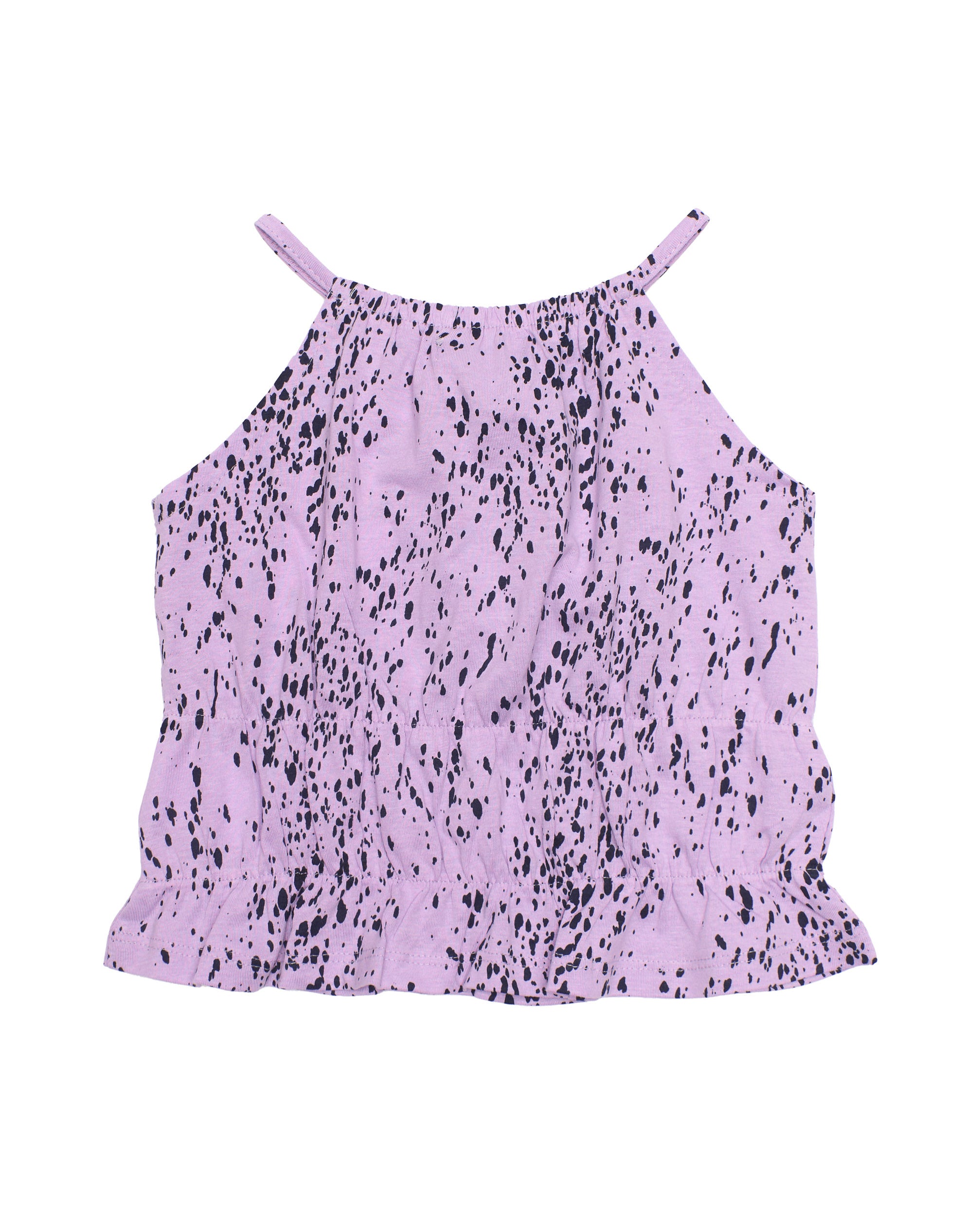 TucTuc Completi Completo Bambina Lilla Top e Shorts Blu