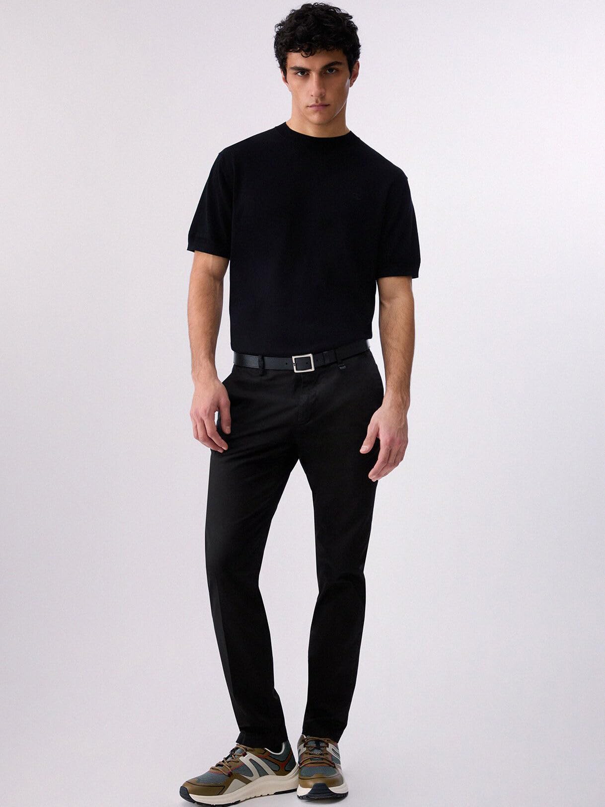 Liu Jo T-Shirt Crepe Cotone Maglietta Taglia L Nera