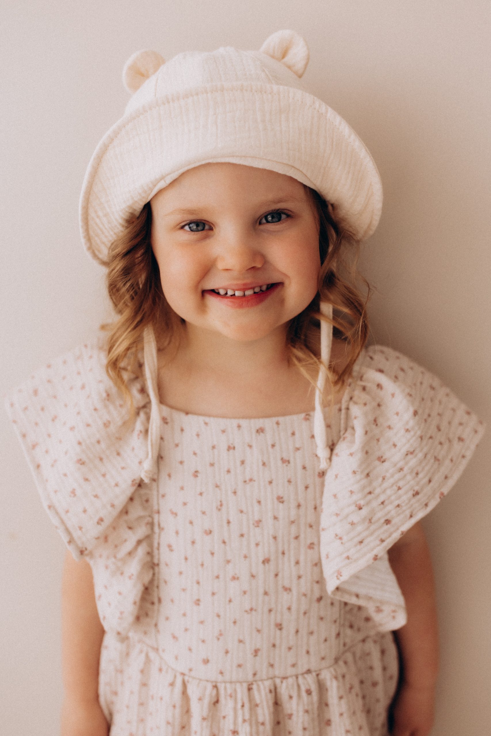 Woolly Organic Muslin Dress Wings vestito bambina cotone bio