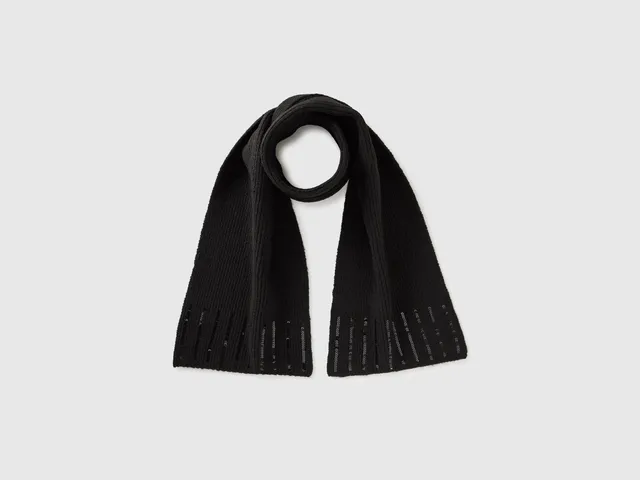 United Colors of Benetton Scarf with sequins sciarpa con paillettes