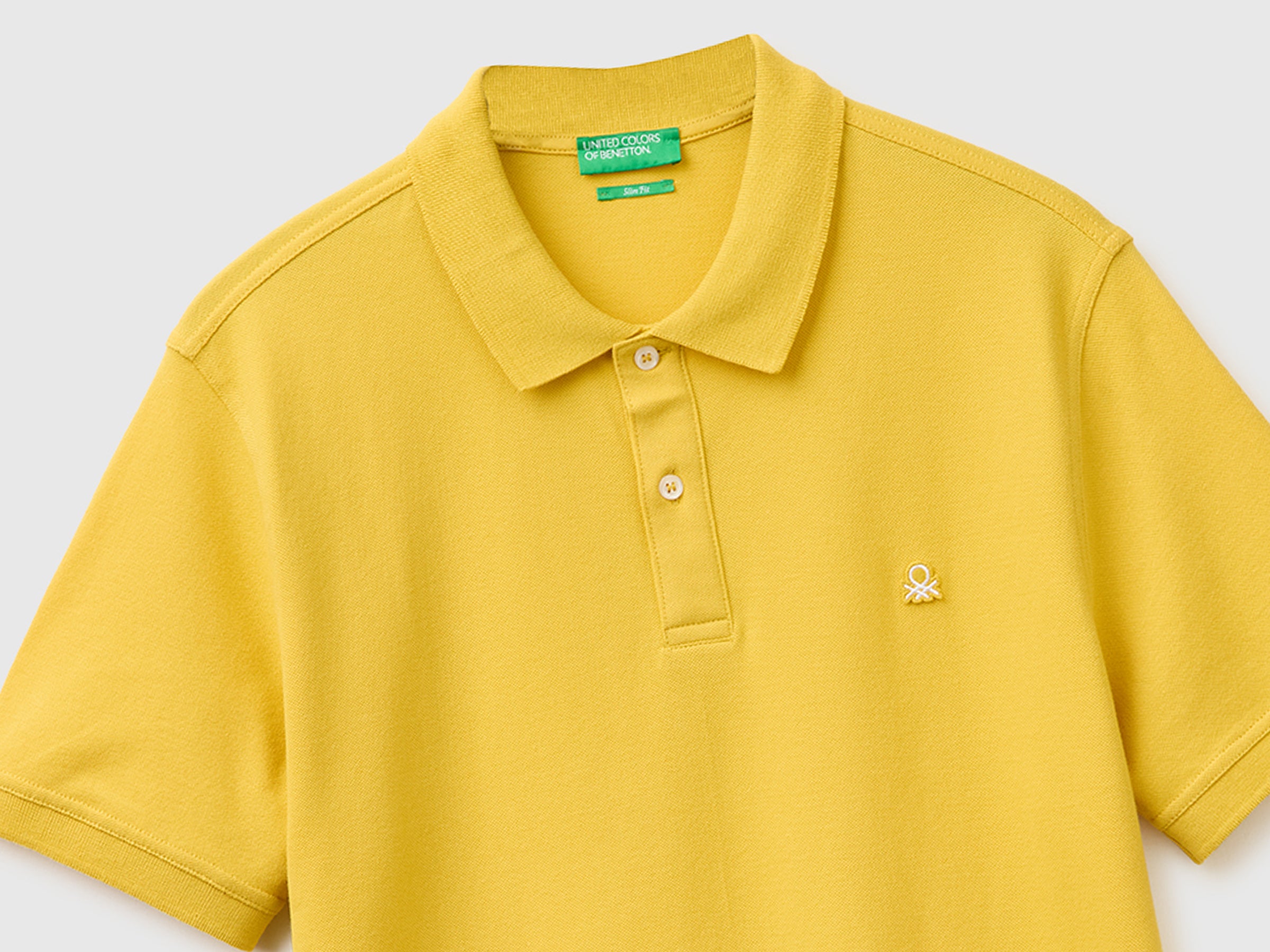 United Colors of Benetton Slim Polo Cotone Organico