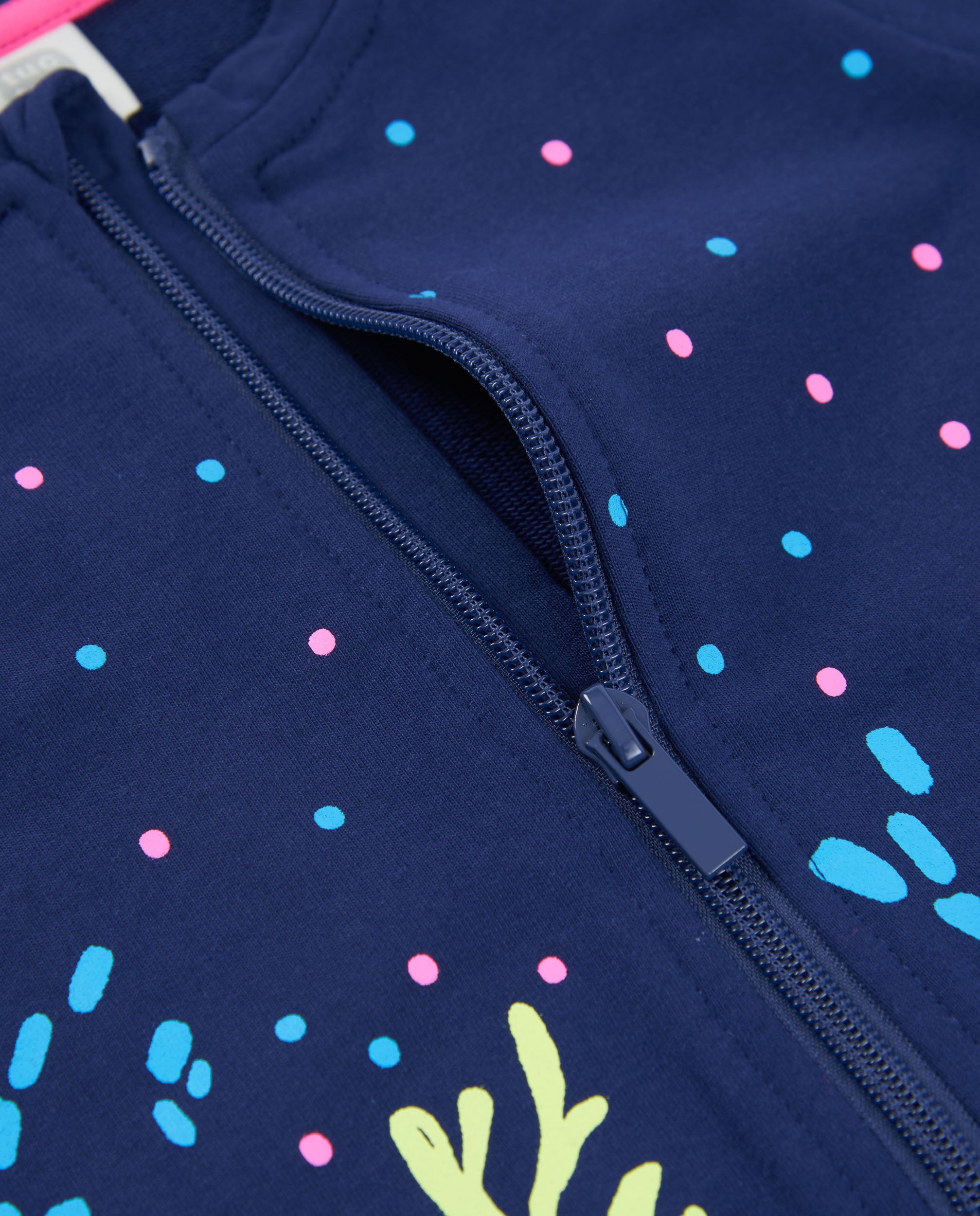 TucTuc Felpe Felpa Bambina Blu Navy con Zip