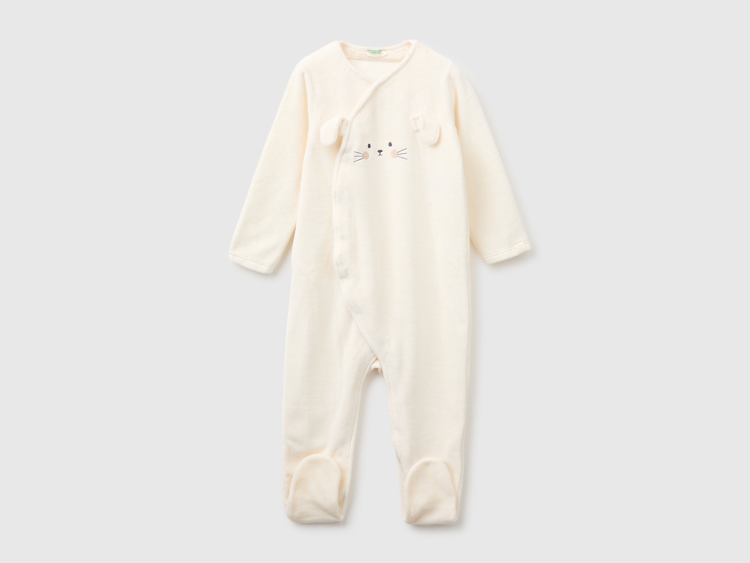 United Colors of Benetton Tutina Ciniglia Coniglietto Neonato 68