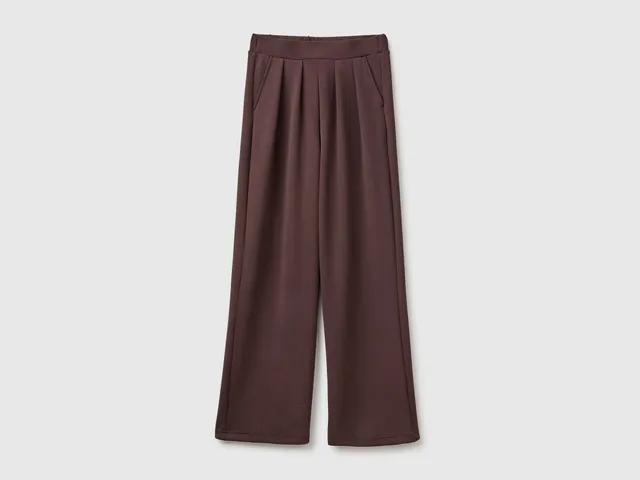 Benetton Sweatshirts Flowing sweatpants pantaloni tuta modal