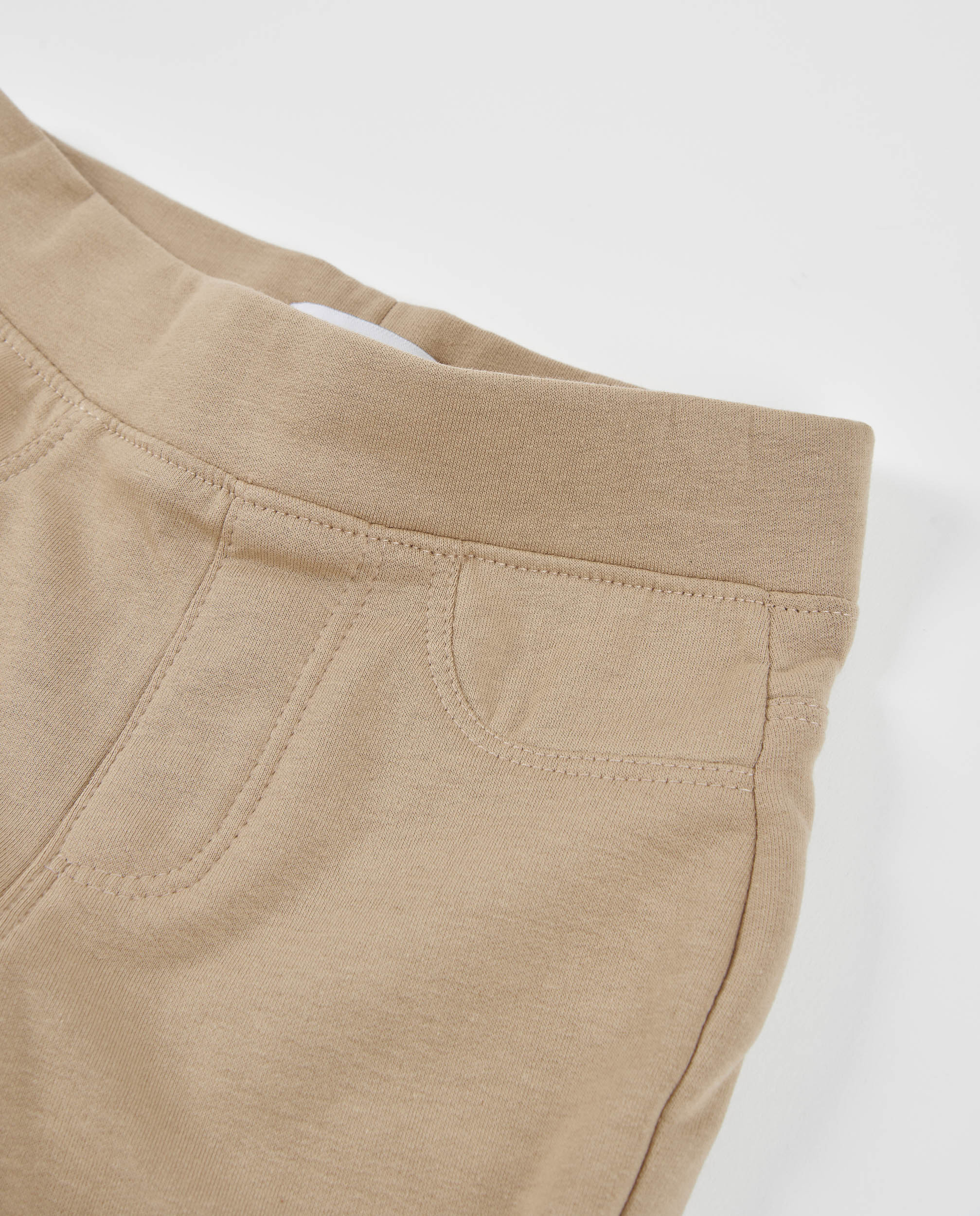 TucTuc Pantaloni felpa zampa beige bambina
