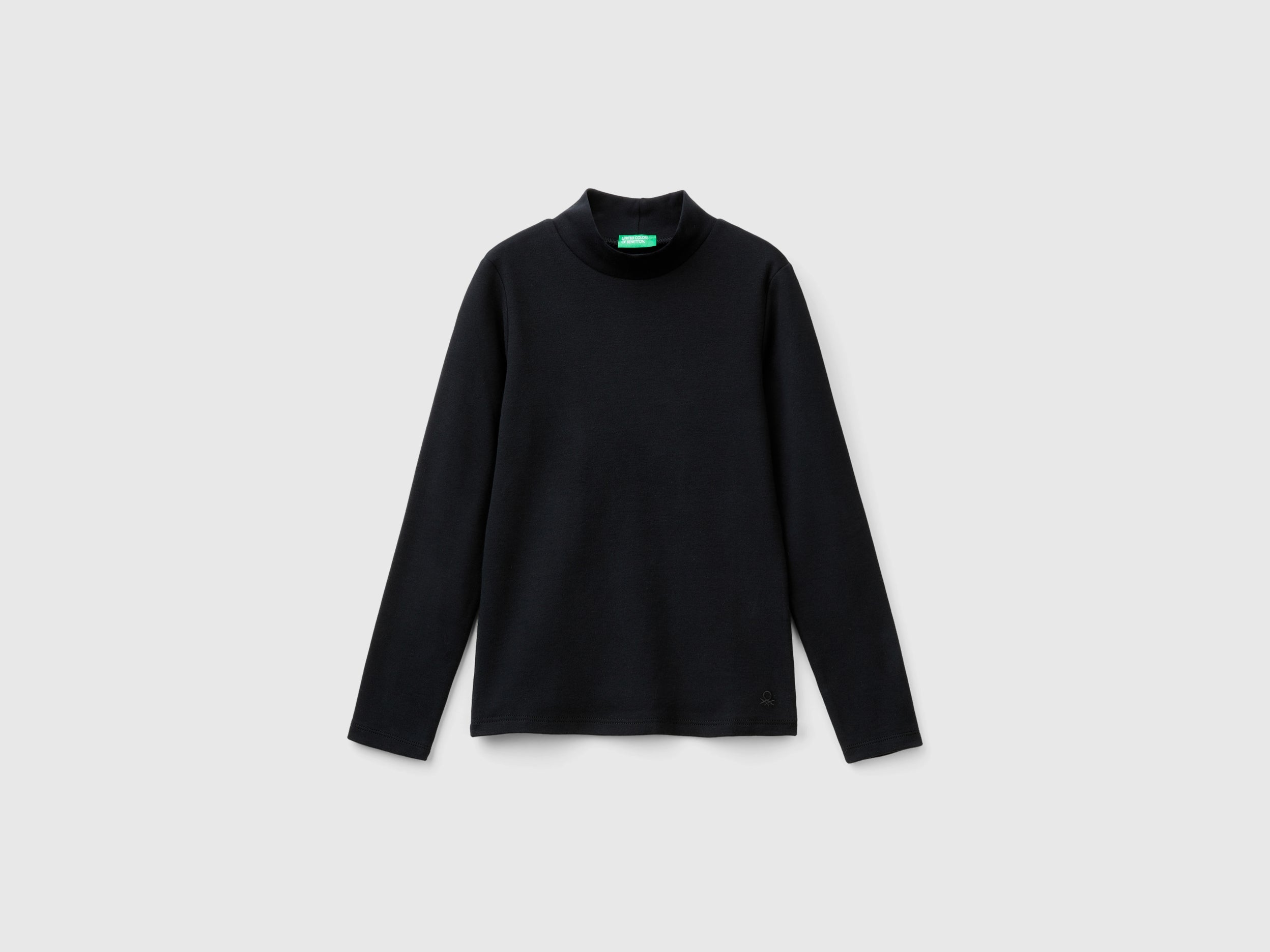 United Colors of Benetton T-Shirt Collo Alto Cotone Bio L