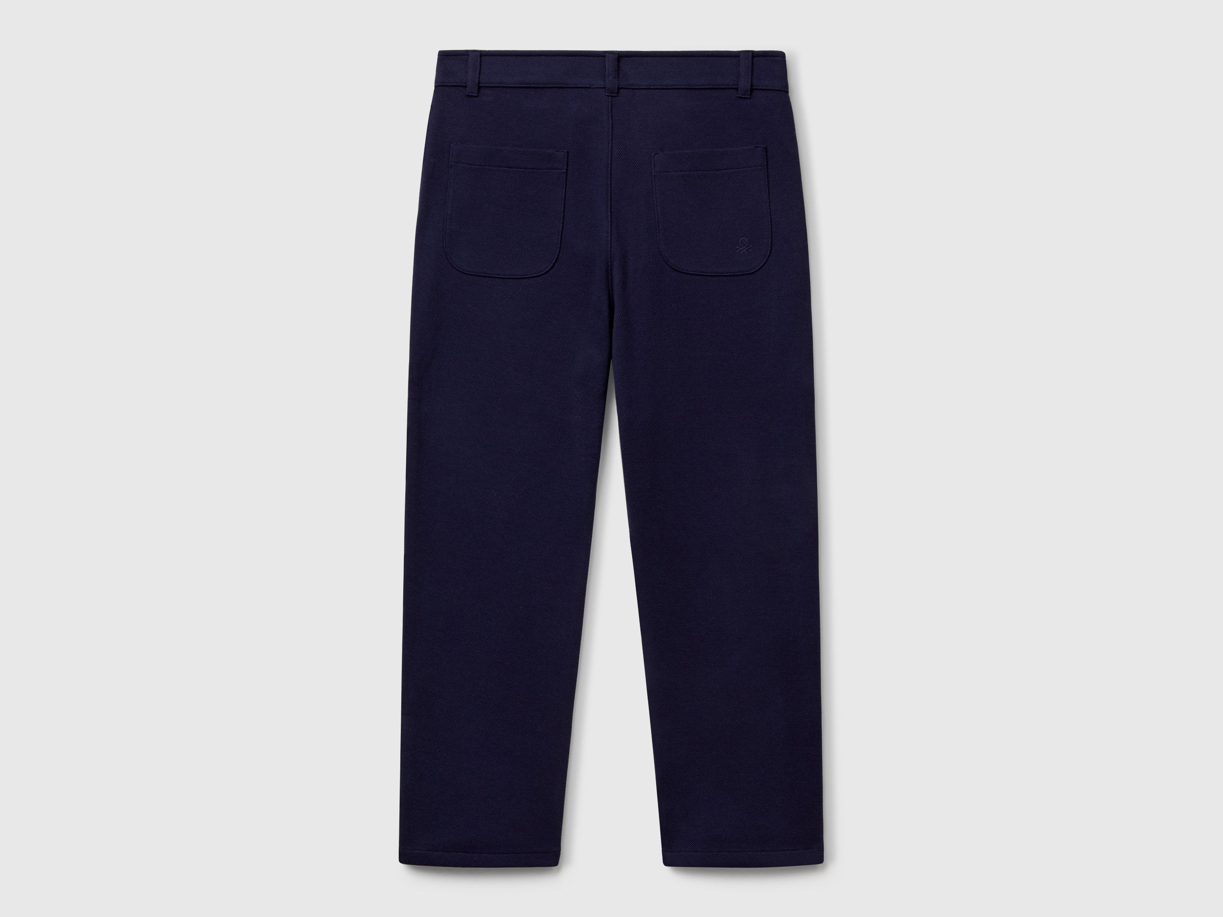 United Colors of Benetton pantaloni regular jacquard M cotone