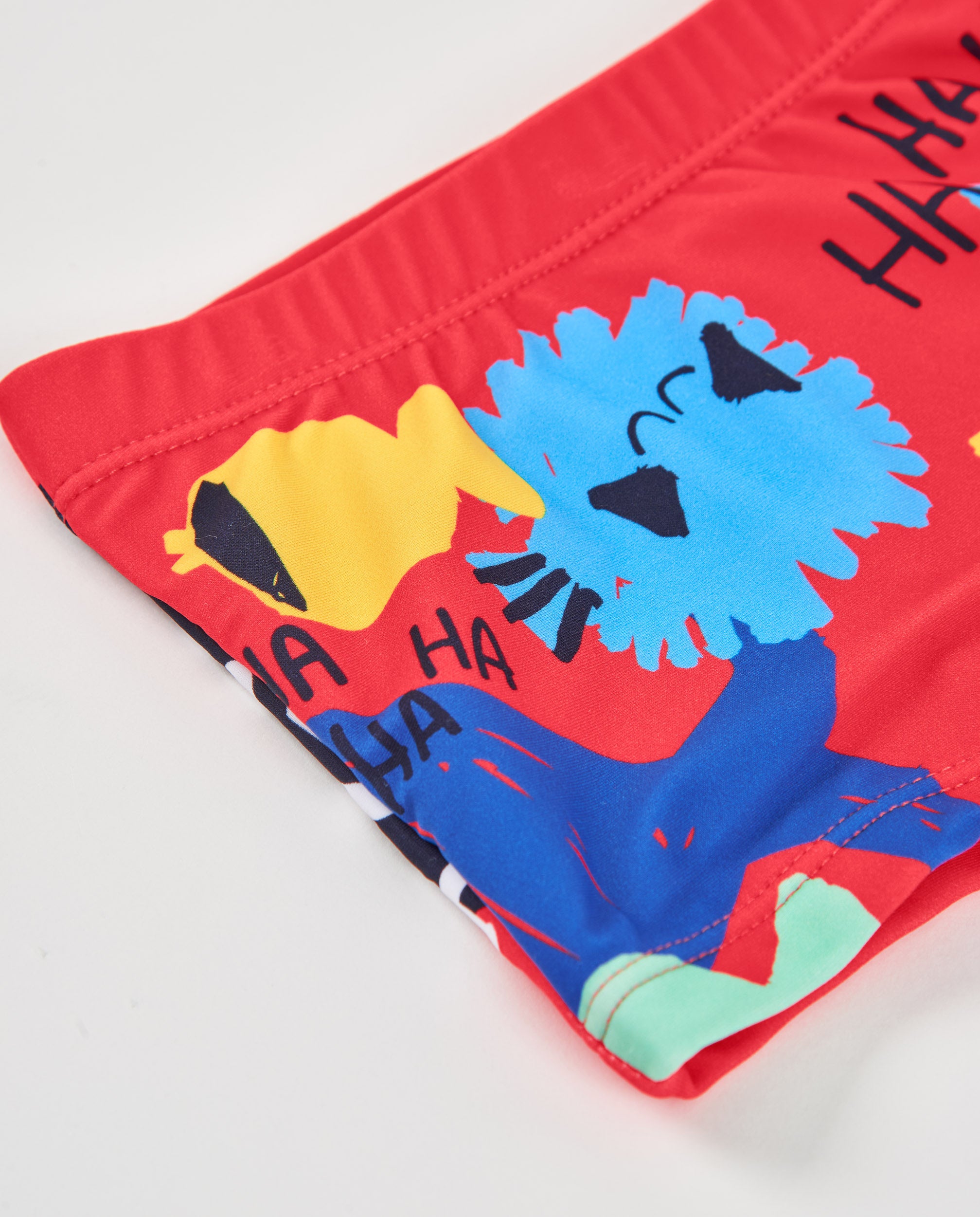 TucTuc Costumi Boxer Mare Bambino Rosso 4 Anni Pesci