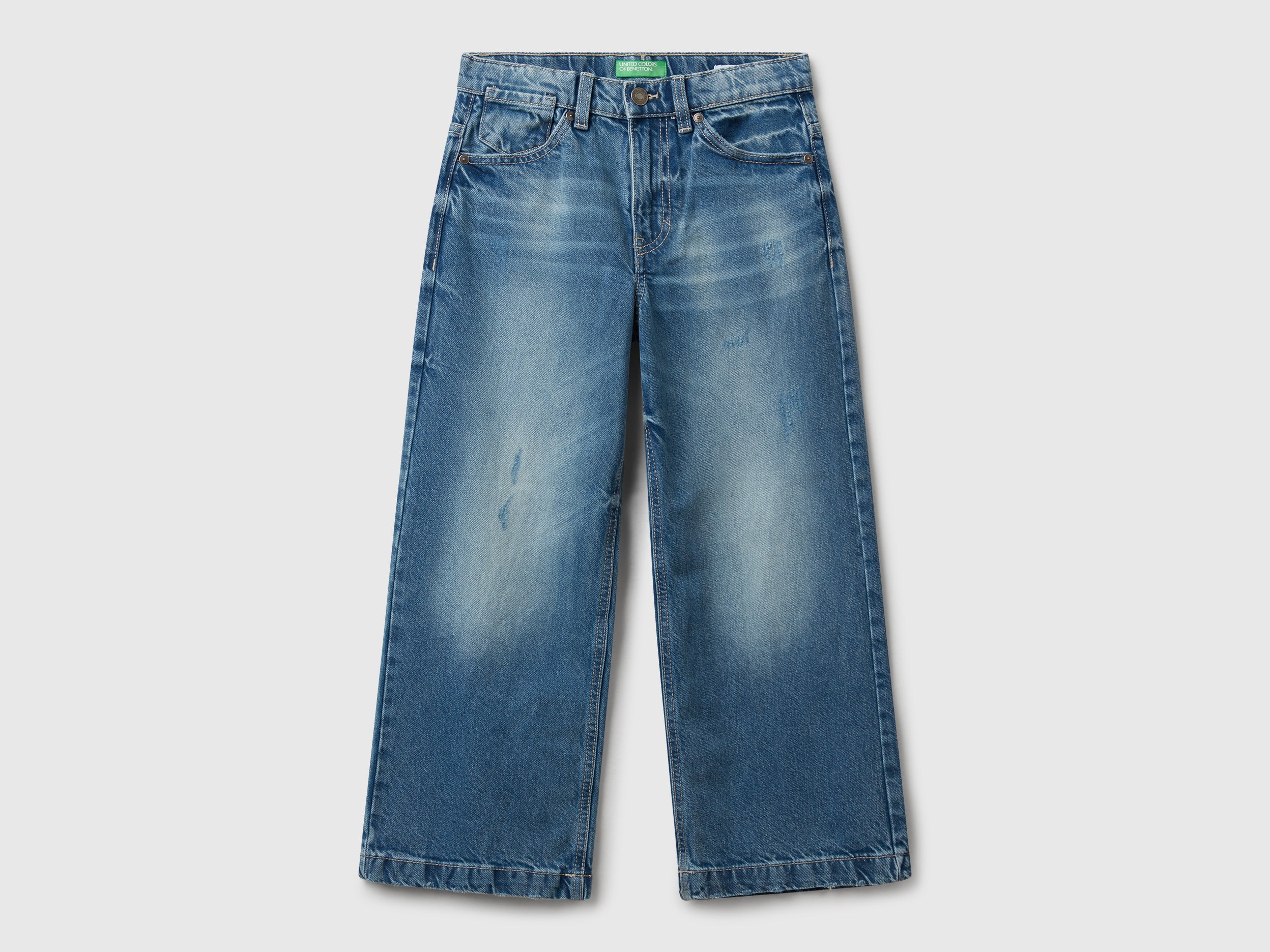 United Colors of Benetton jeans loose cotone M coulisse