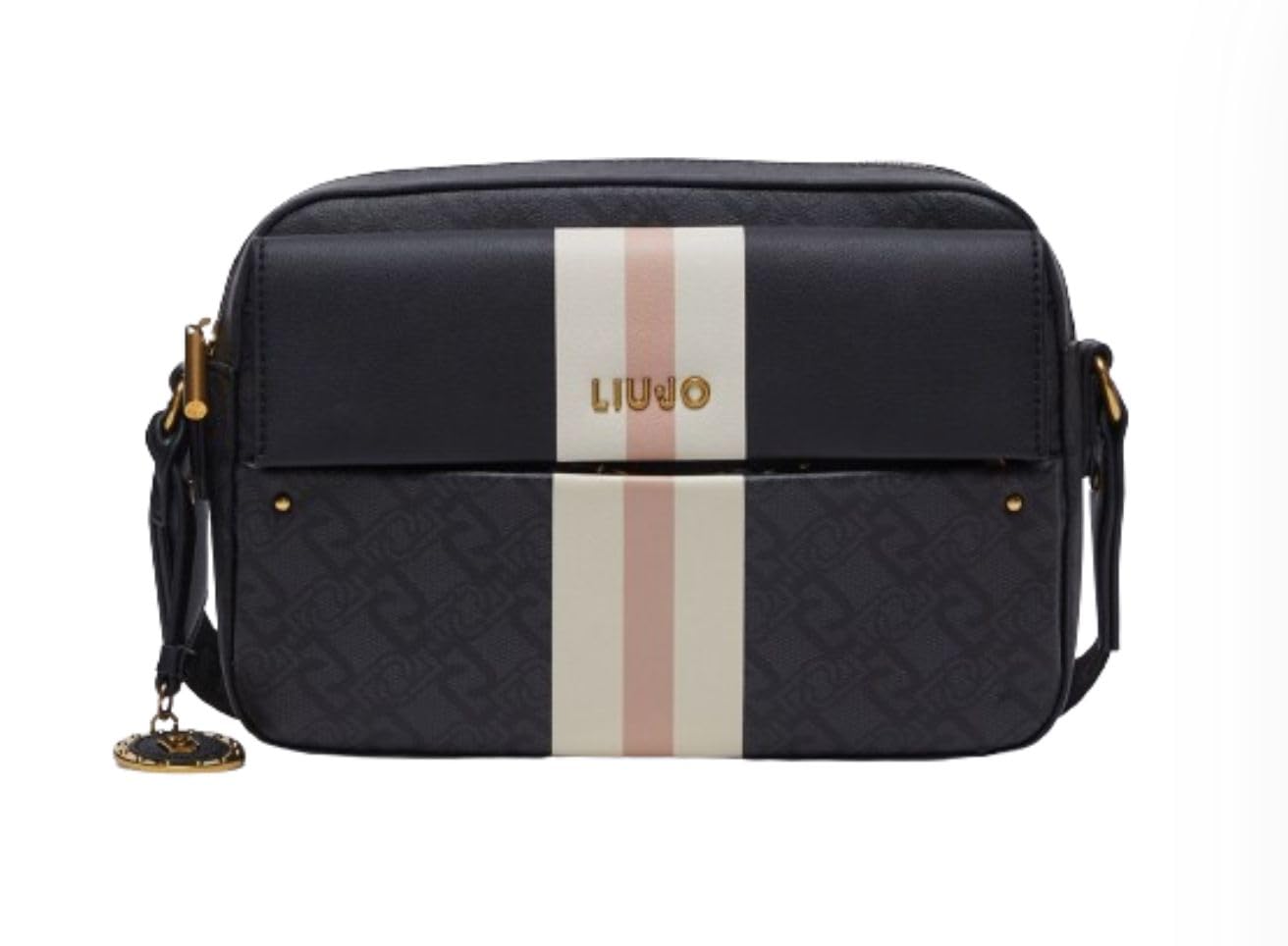 Liu Jo Tracolla Media Borsa Nera Monogram