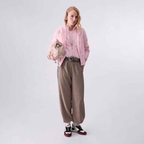 Liu Jo Cardigan Zip Donna L Maglia Tasche Logo Polsino