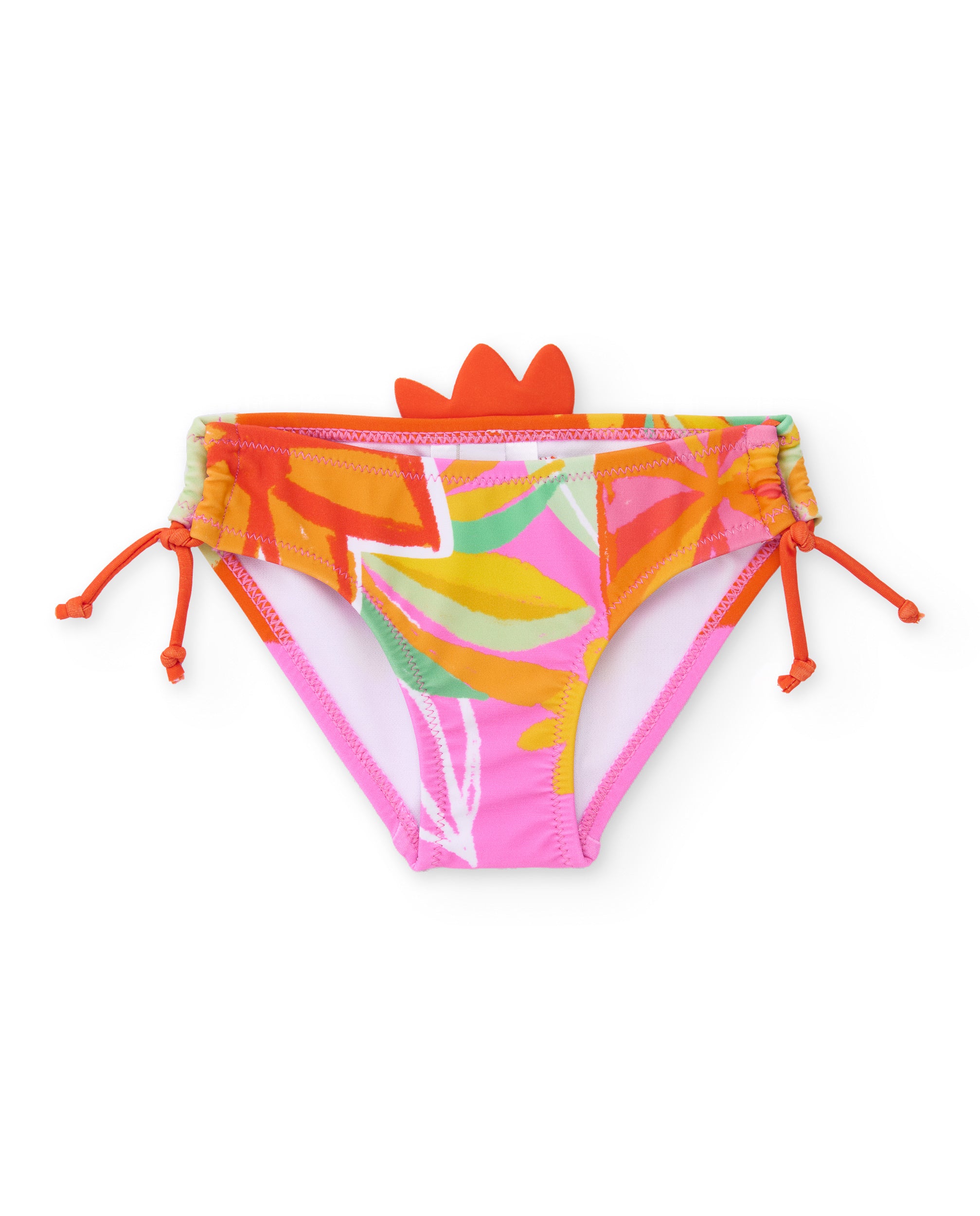 TucTuc Costumi Da Bagno culottina mare bambina rosa laccetti