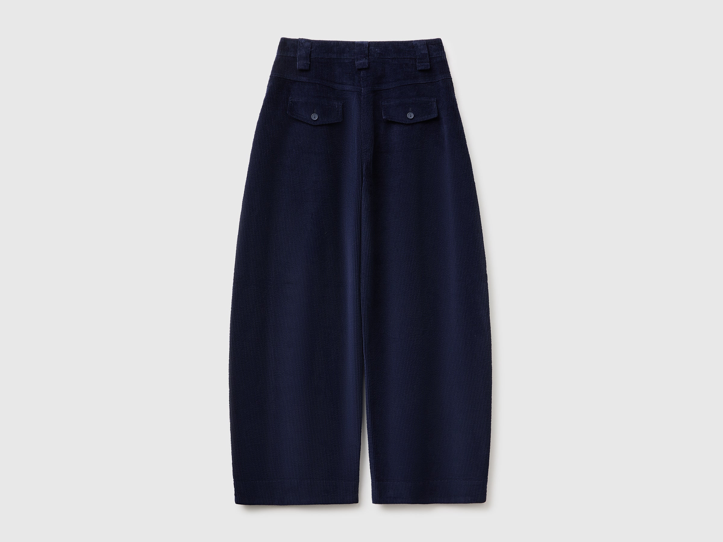 United Colors of Benetton pantaloni velluto 42 cotone balloon