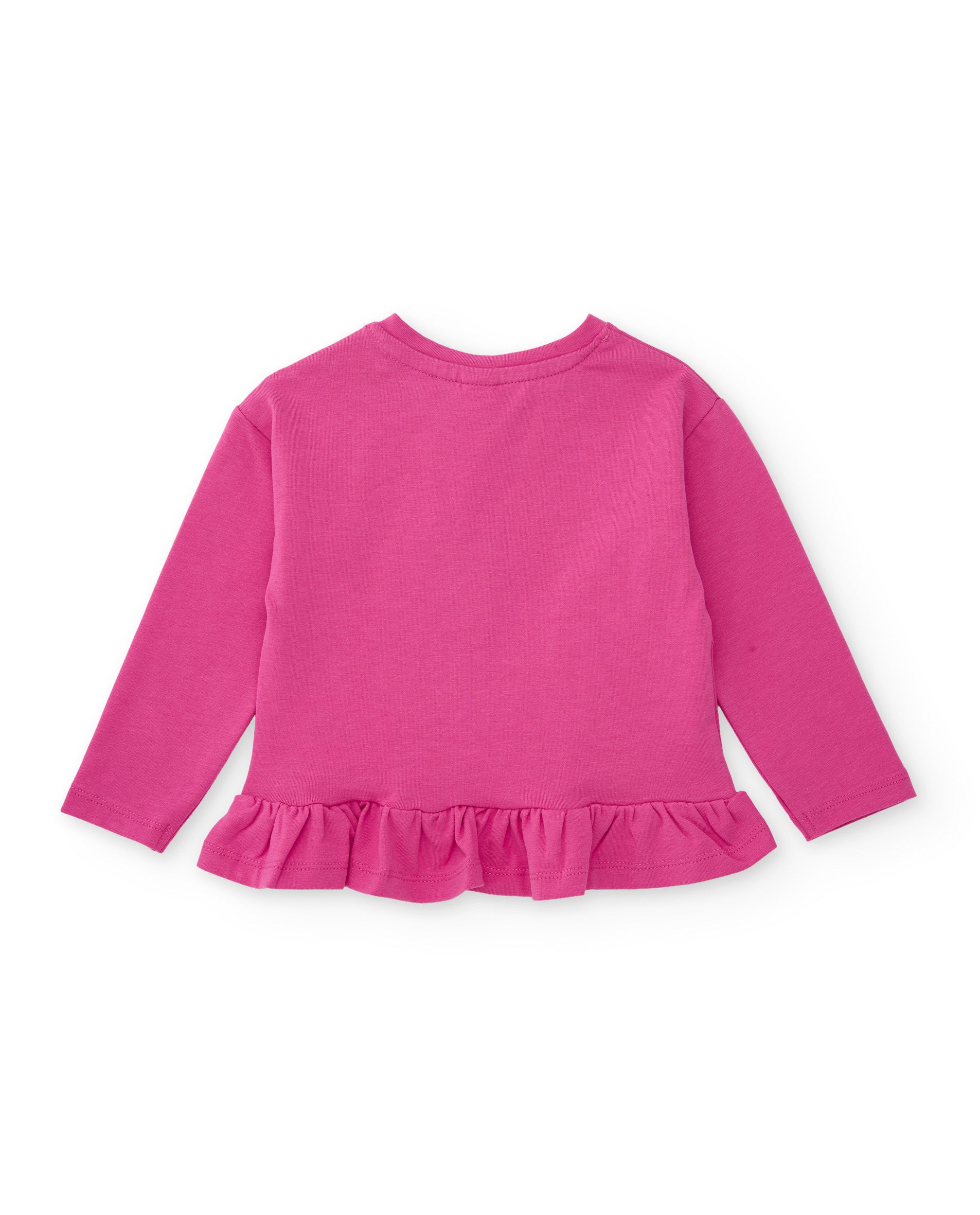 TucTuc Completi dinosauri completo bambina fucsia cotone 2 pezzi
