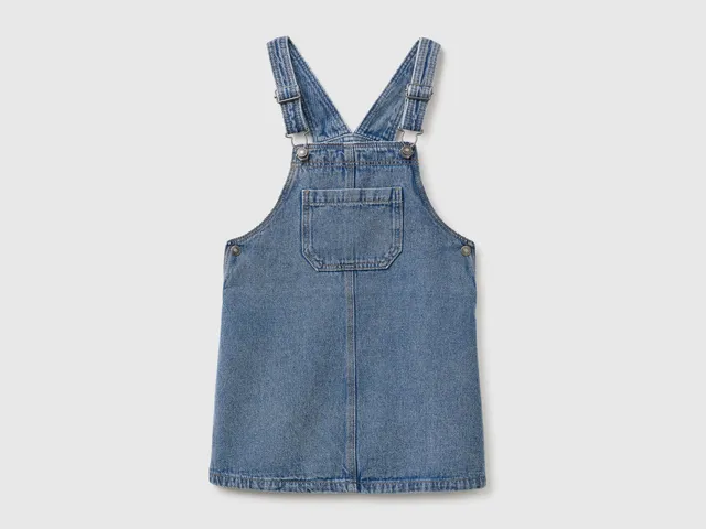 United Colors of Benetton Salopette denim cotone bambina 104