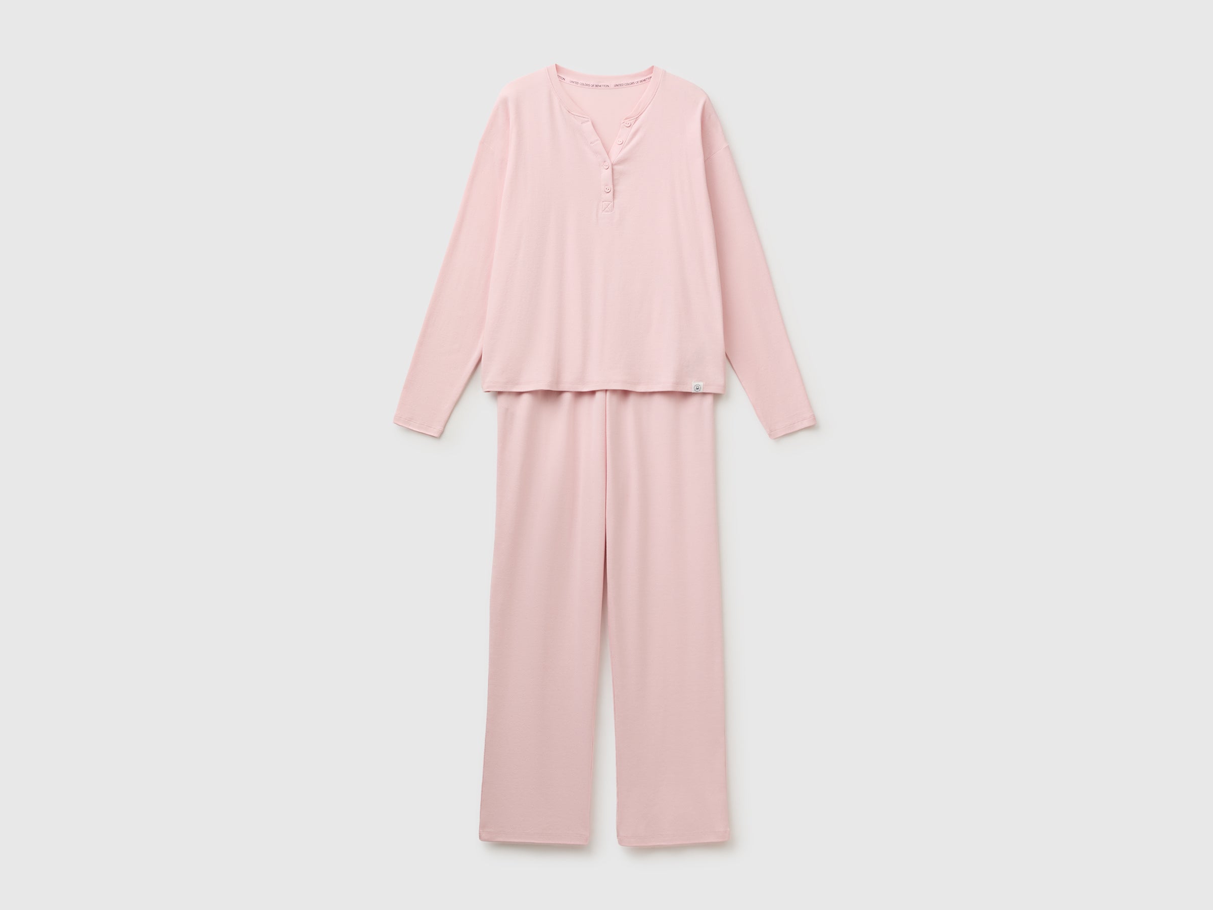 United Colors of Benetton Pigiama Serafino Cotone Taglia M
