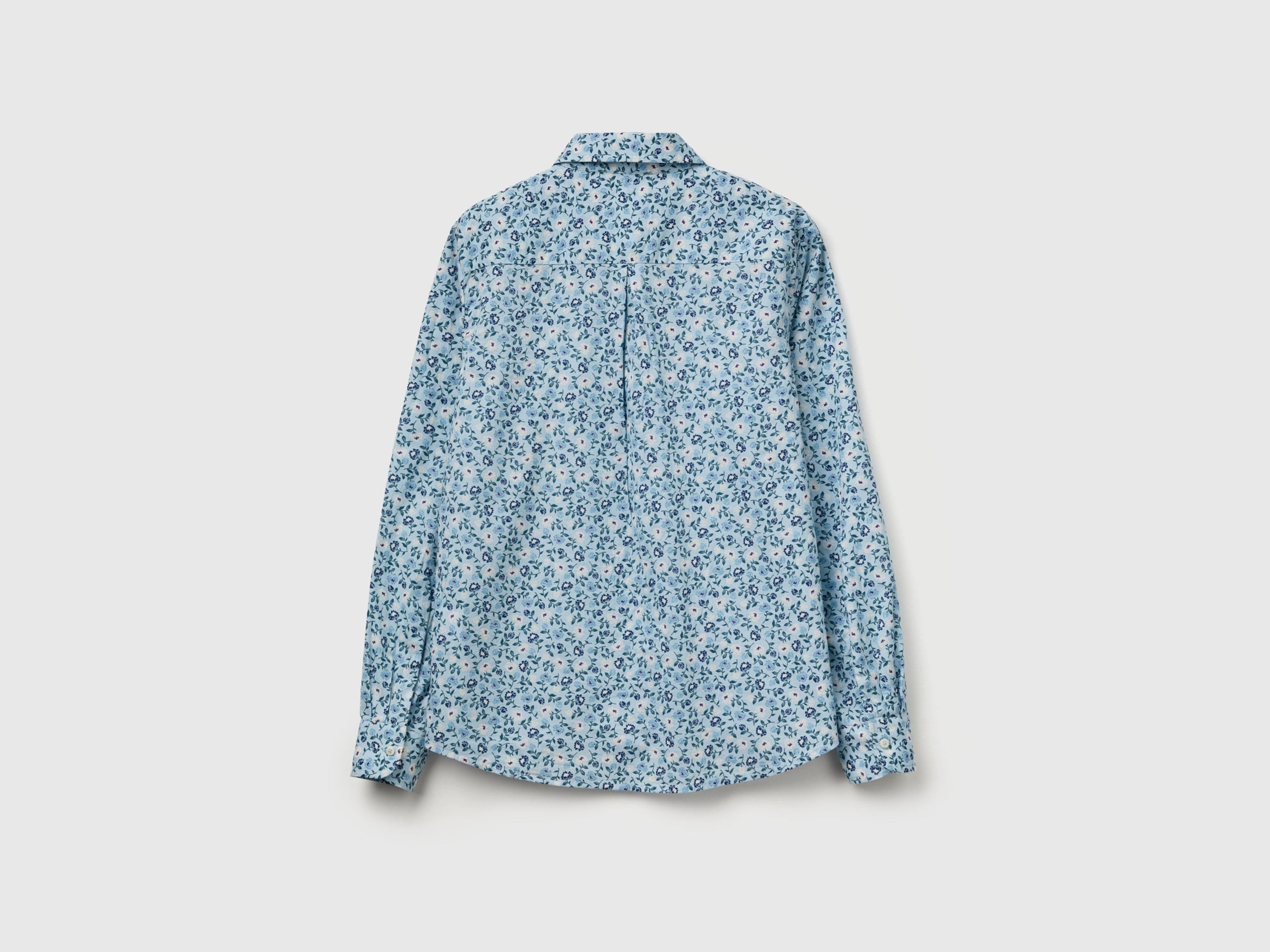 United Colors of Benetton camicia fantasia cotone maniche lunghe