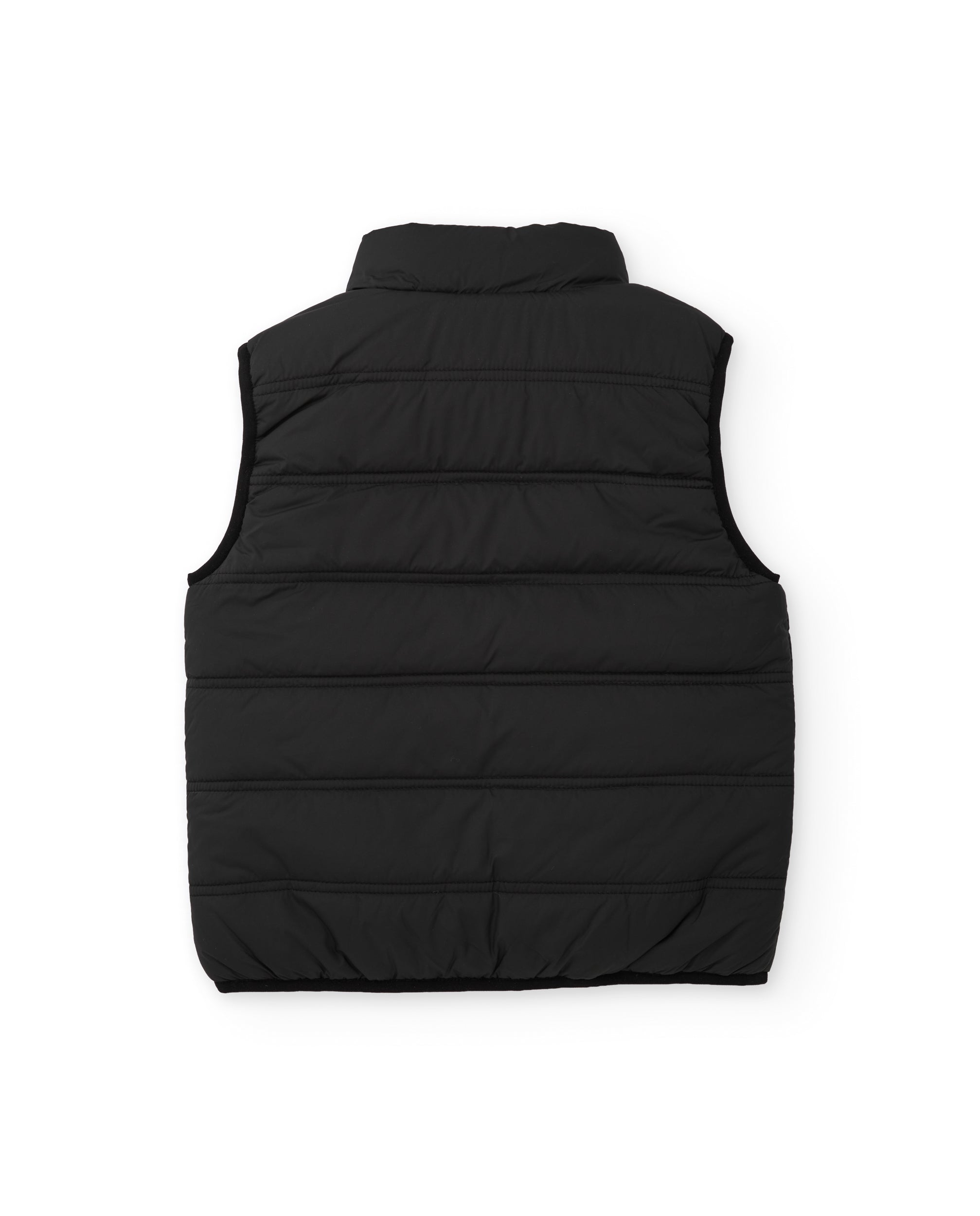 TucTuc Cappotti Gilet Bambino Reversibile Nero 3A smanicato