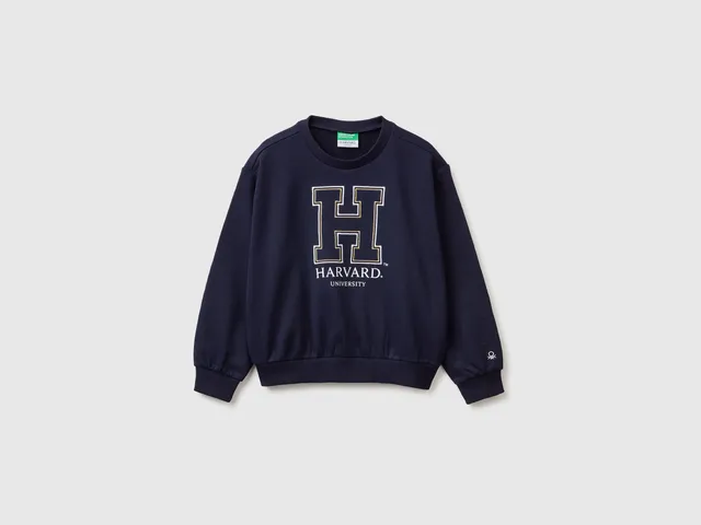 United Colors of Benetton felpa Harvard cotone girocollo
