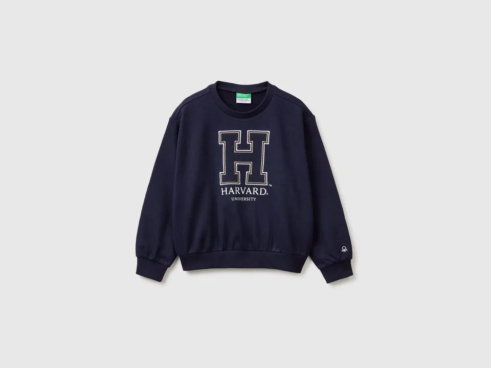 United Colors of Benetton felpa Harvard cotone girocollo