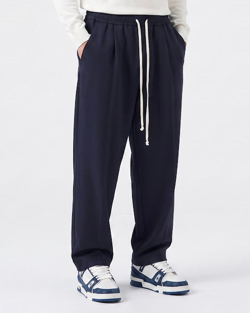 Sottosopra Uomo pantalone an019103 baggy nero M viscosa