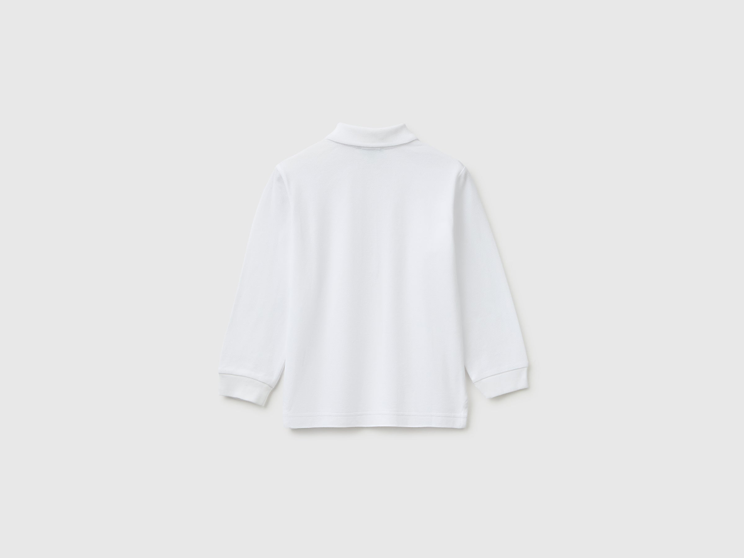 Benetton Polos Polo Manica Lunga Bambino Cotone Bio