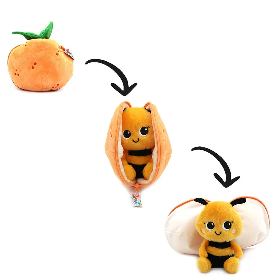 Les Déglingos Flipetz Ape peluche trasformabile 20 cm