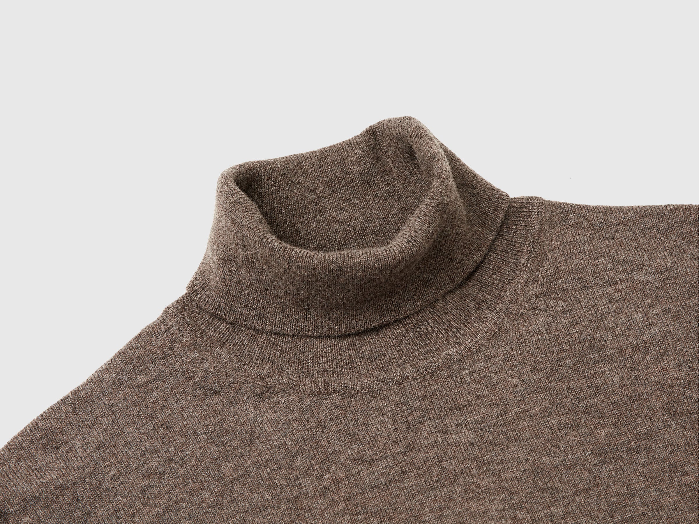 United Colors of Benetton Dolcevita Maglione Lana Merino M Marrone