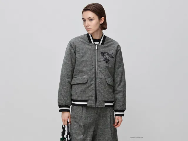 United Colors of Benetton Bomber Galles Cotone Lino Taglia S