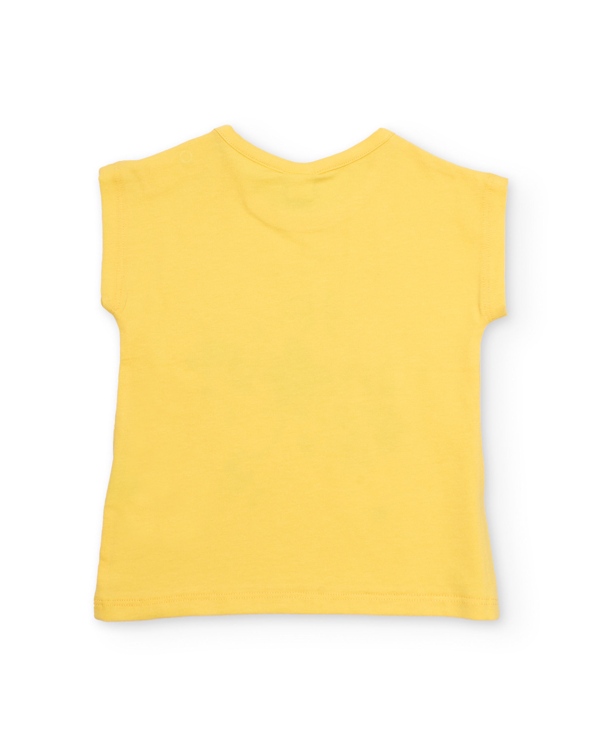 TucTuc Maglietta jersey stella marina bambina giallo cotone