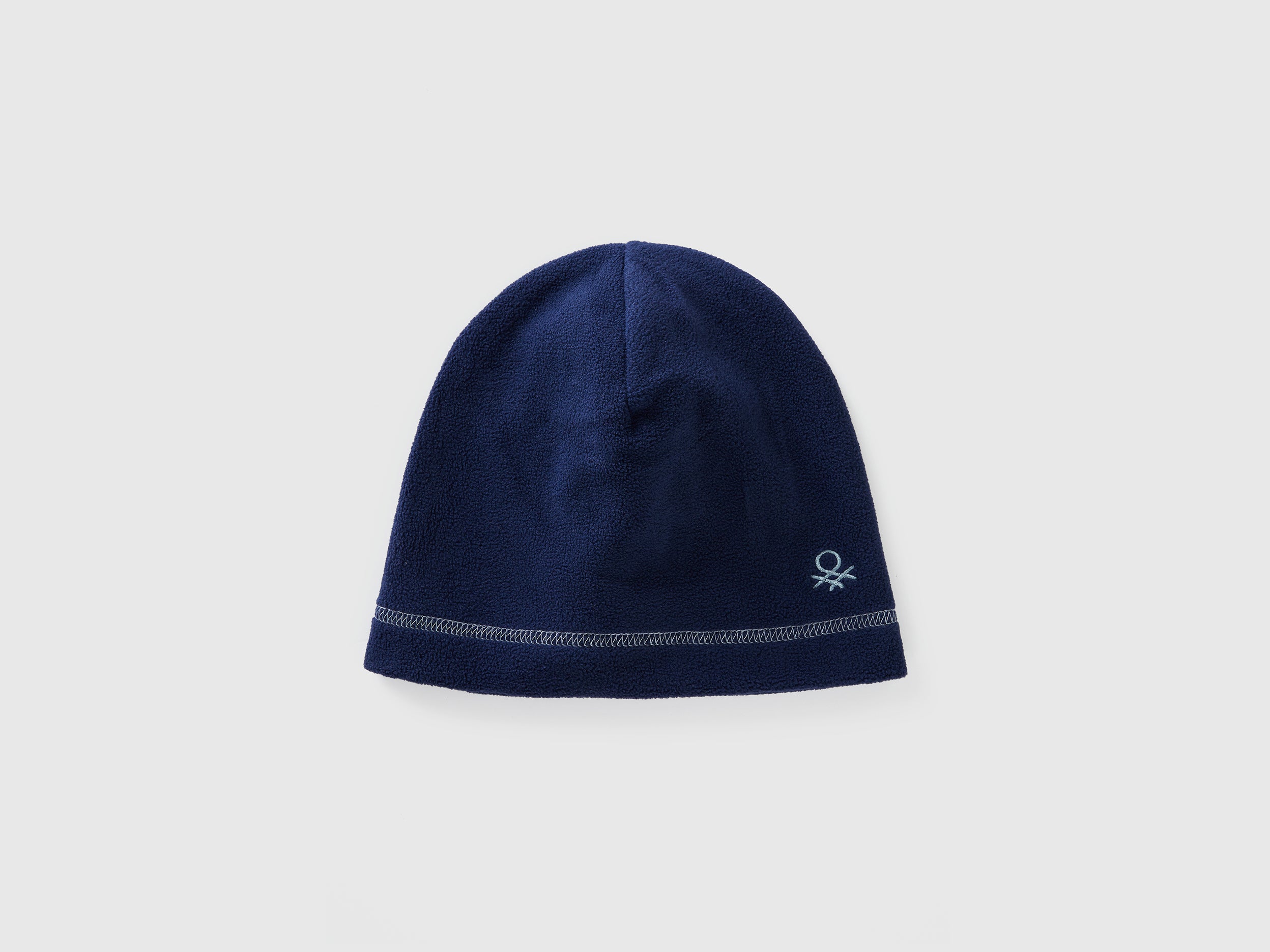 United Colors of Benetton Fleece cap berretto pile logo ricamato