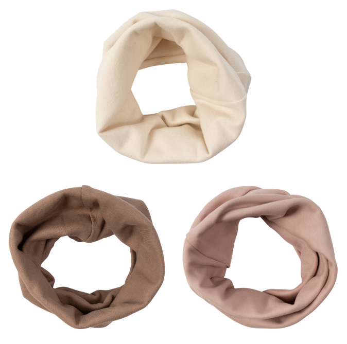 Woolly Organic Tube Scarf GOTS SS26 scaldacollo cotone bimbi