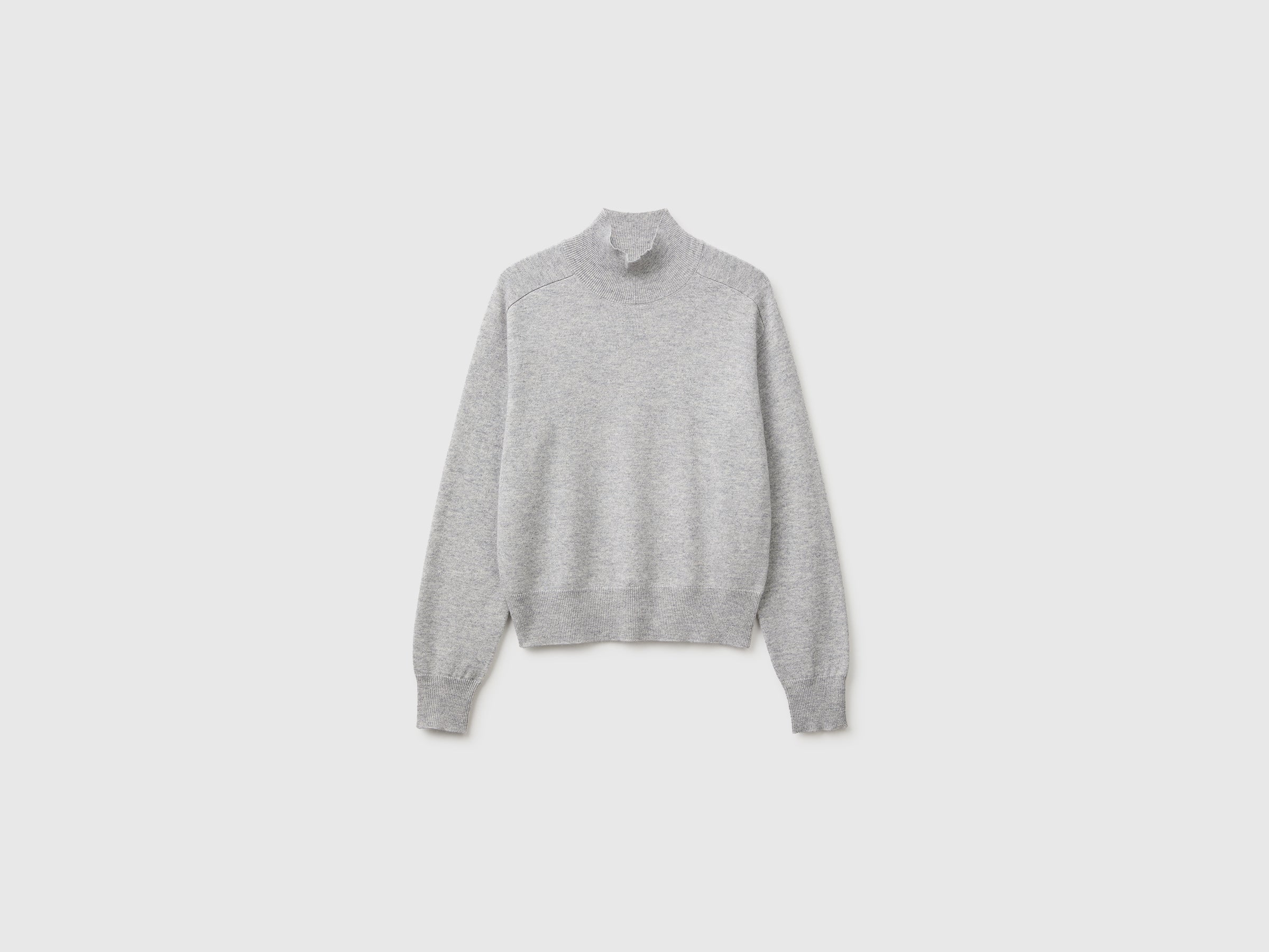 Benetton Sweaters maglione cashmere M collo alto