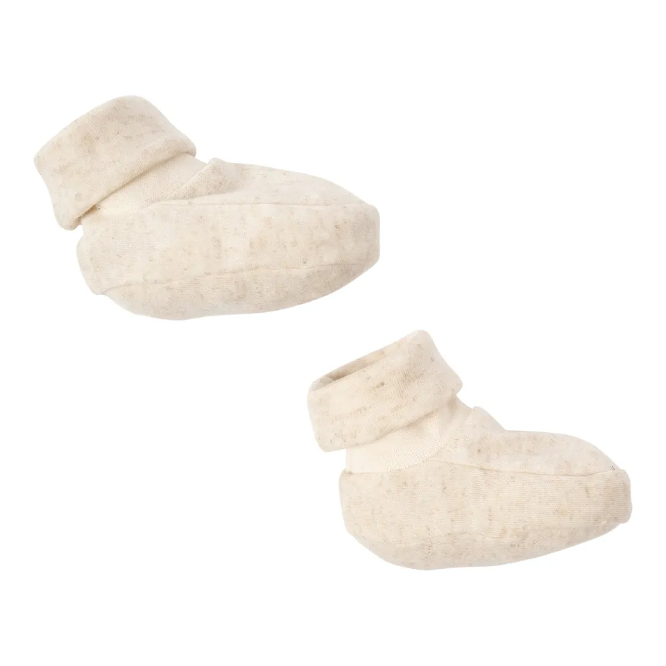 Woolly Organic Baby Booties scarpine tencel traspiranti