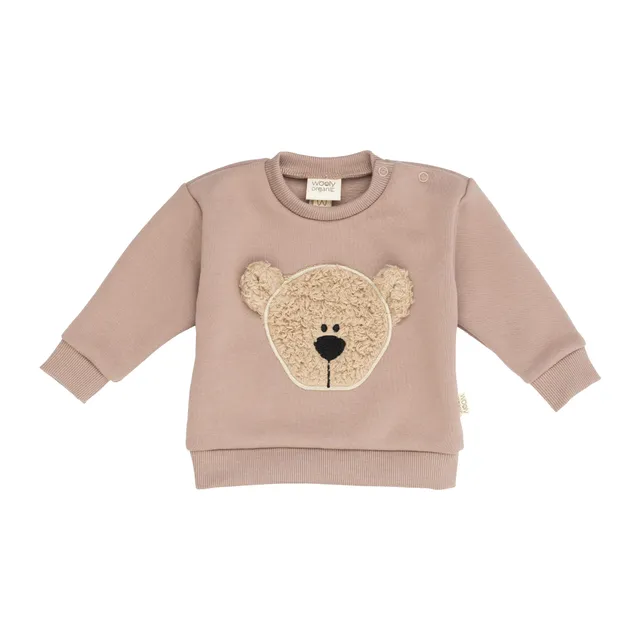 Woolly Organic Embroidered Sweater maglione ricamo cotone
