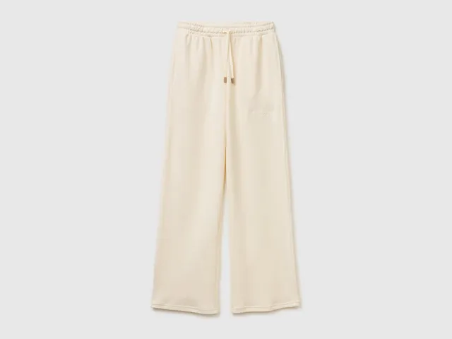 United Colors of Benetton Trousers Pantaloni Ricamo taglia M cotone