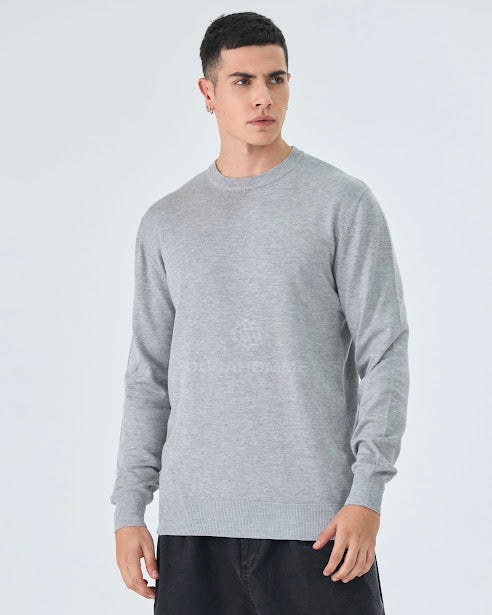 Sottosopra ANW86203 maglioncino uomo girocollo viscosa nero