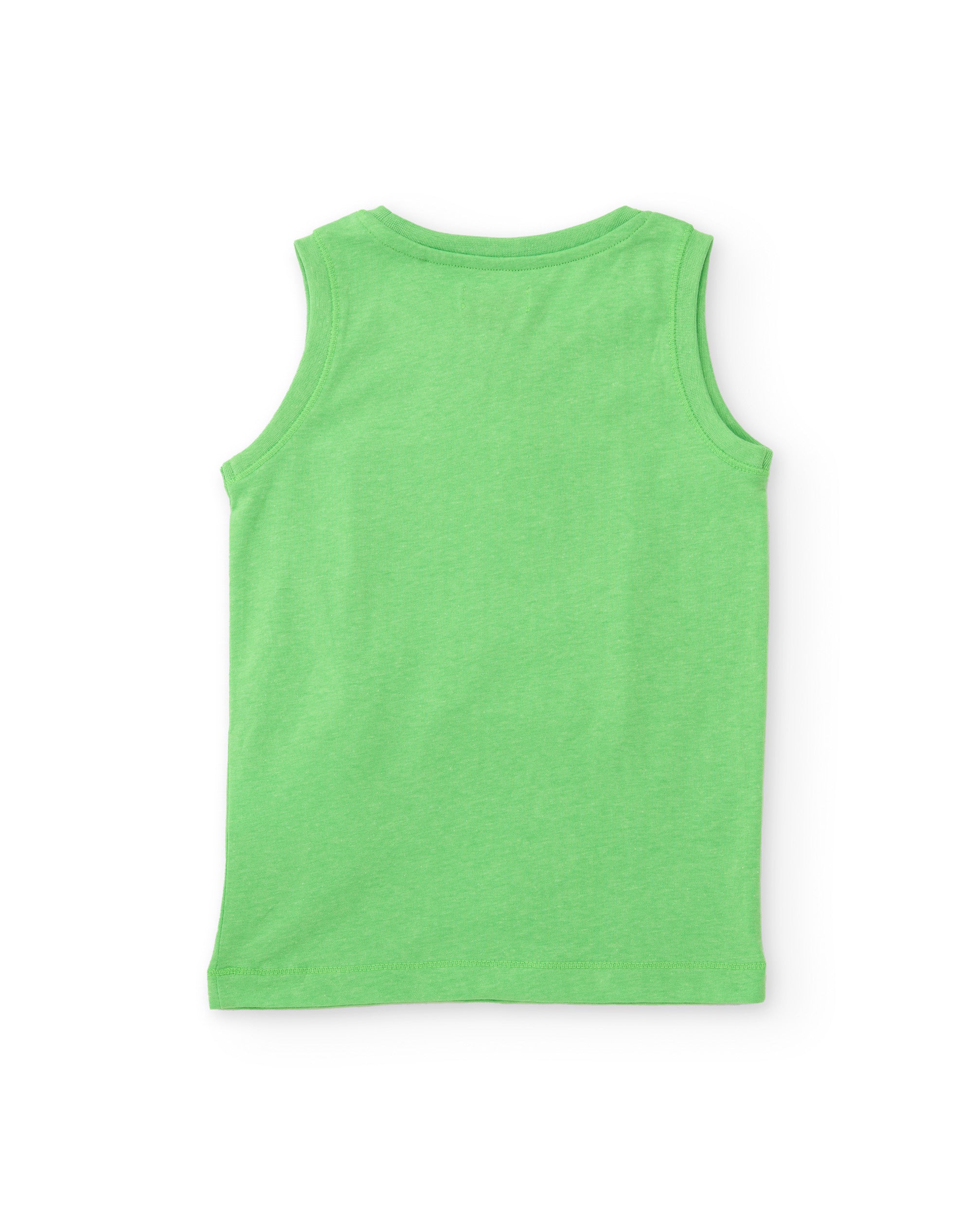 TucTuc Magliette canottiera bimbo verde stampa squalo