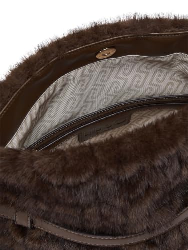 Liu Jo Borse Riccy media borsa pelliccia sintetica zip
