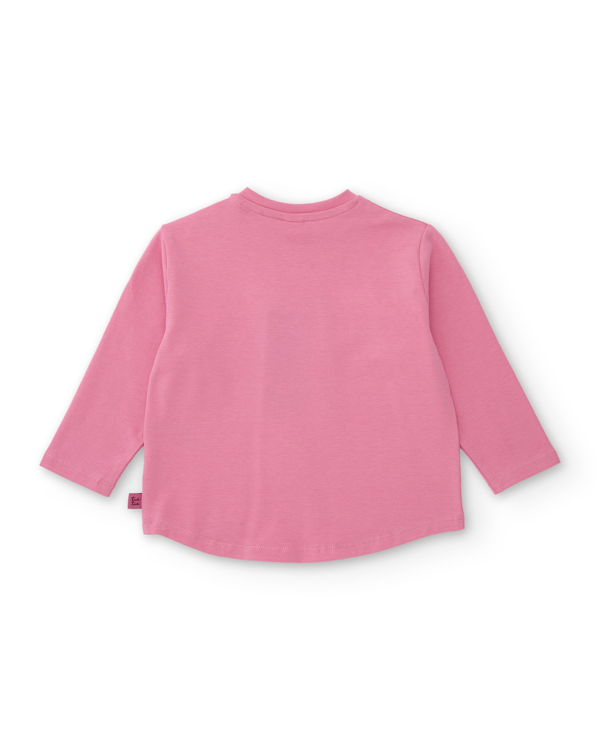 TucTuc Magliette maglietta bambina rosa giraffa cotone
