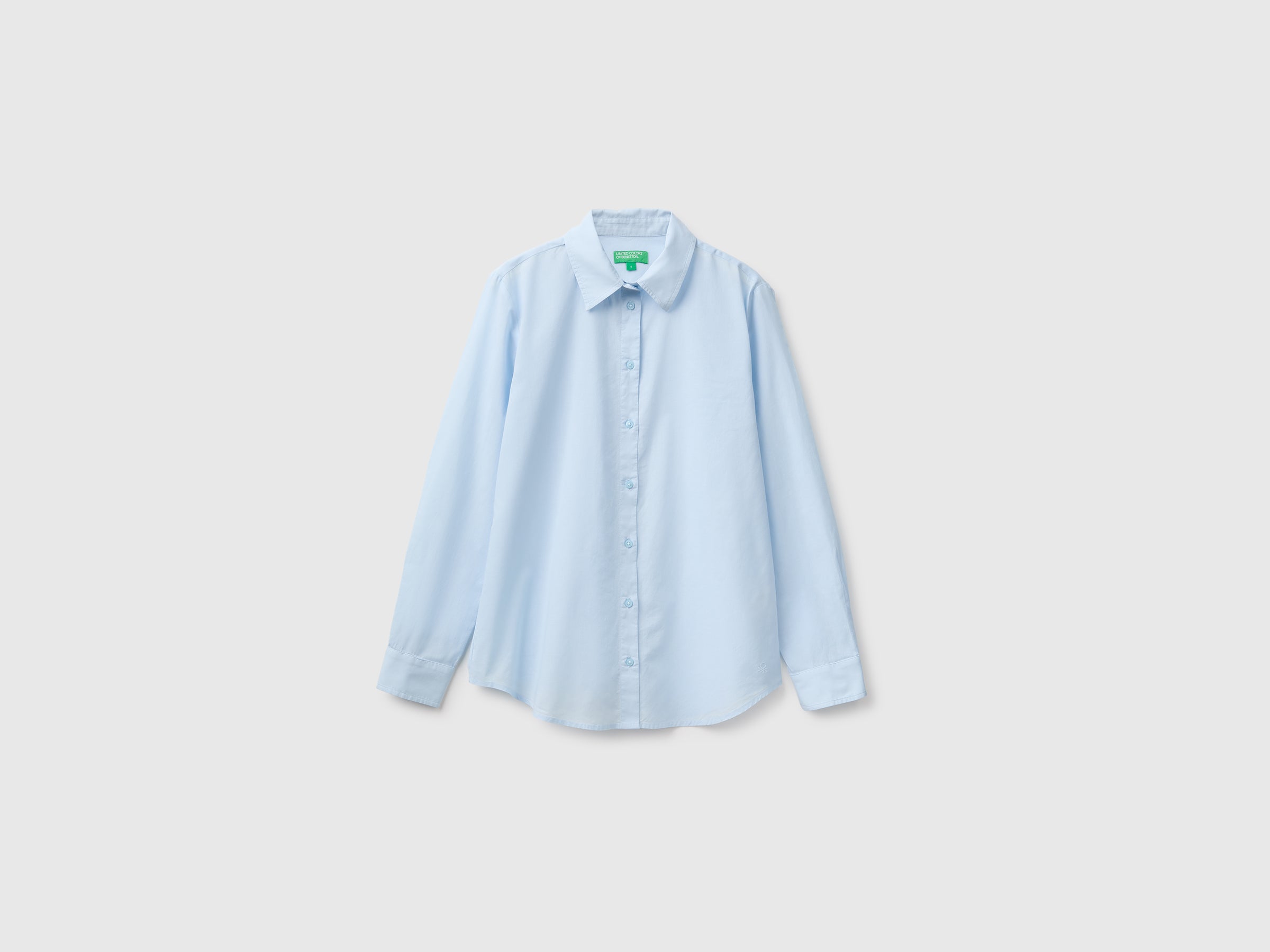 United Colors of Benetton camicia regular cotone manica lunga