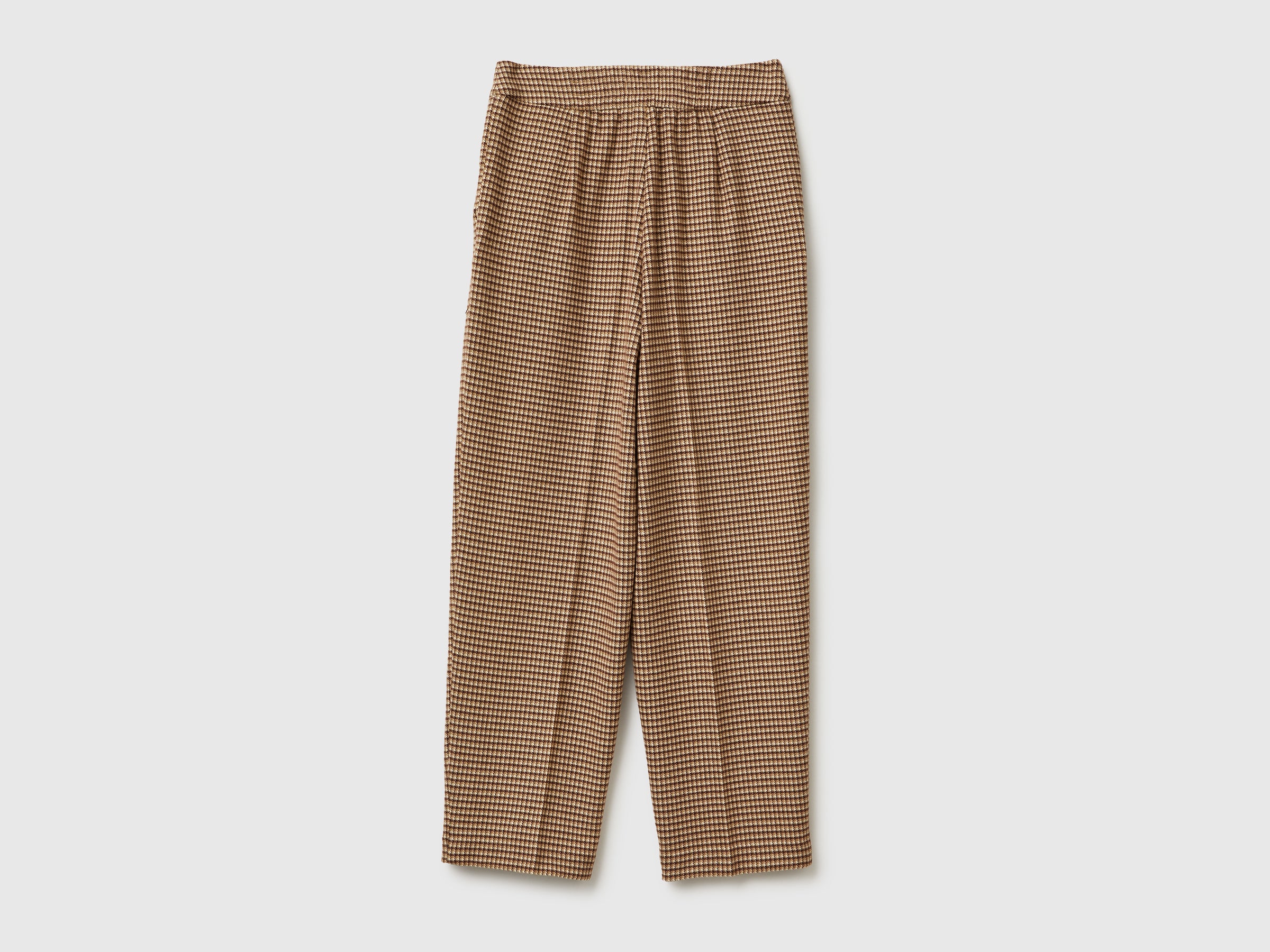 United Colors of Benetton Trousers Pantaloni Flanella Pied-de-Poule