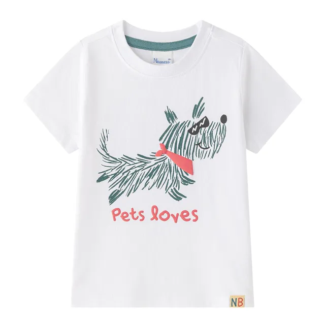Kocarcia Newness Cane maglietta bambino cotone 3 anni 98 cm