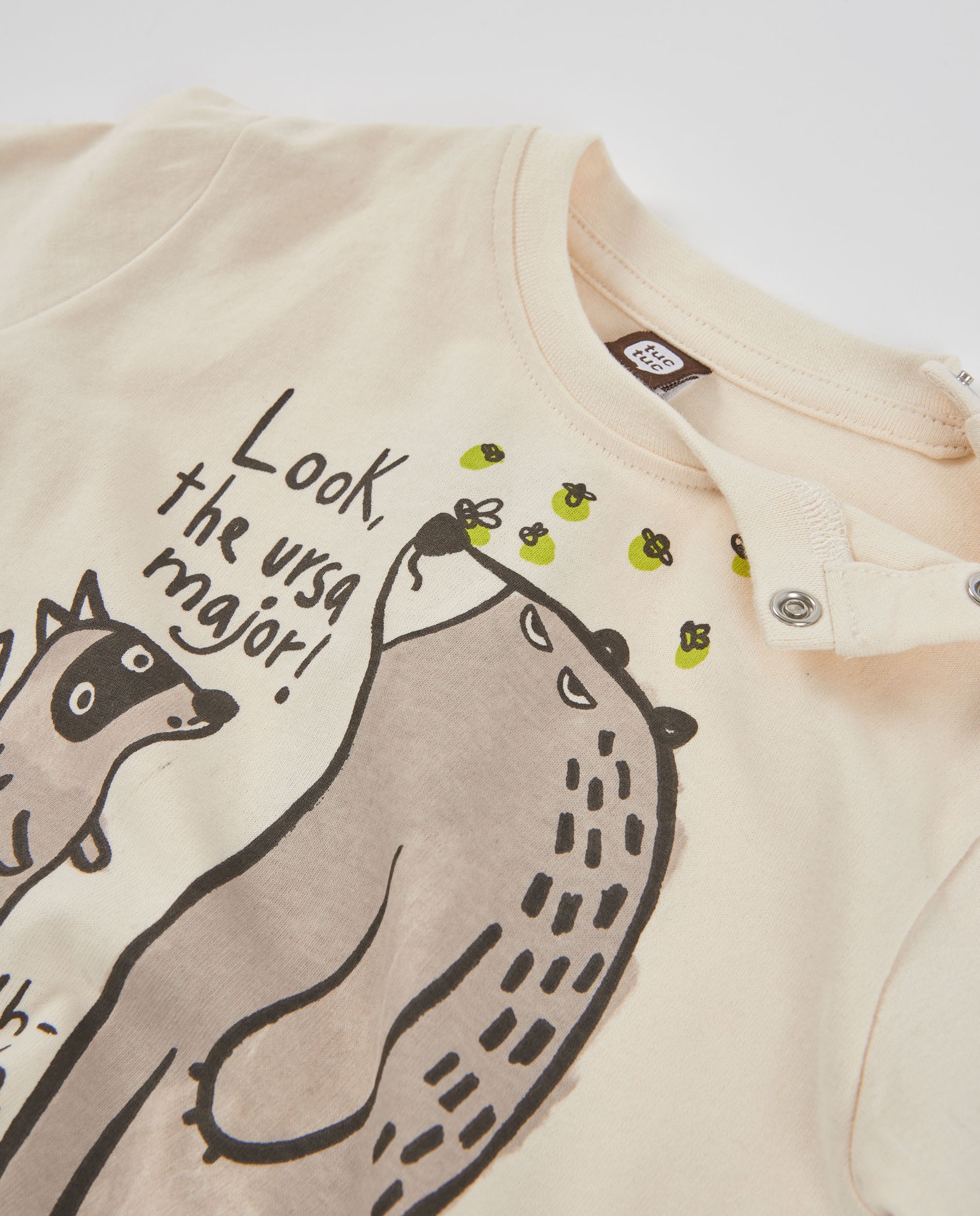TucTuc Magliette t-shirt bambino crudo orsi maniche lunghe